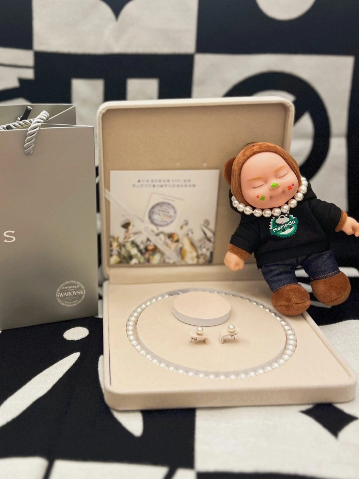 戴上这套奥地利水晶珍珠,真的能让你拥有不可抗拒的温柔魅力哦