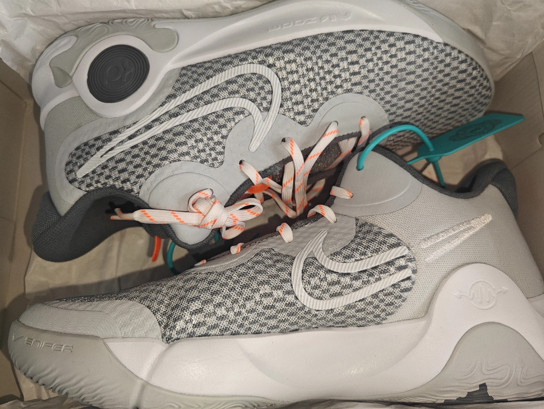 custom review-Nike KD Trey 5 IX EP 'Pure Platinum'