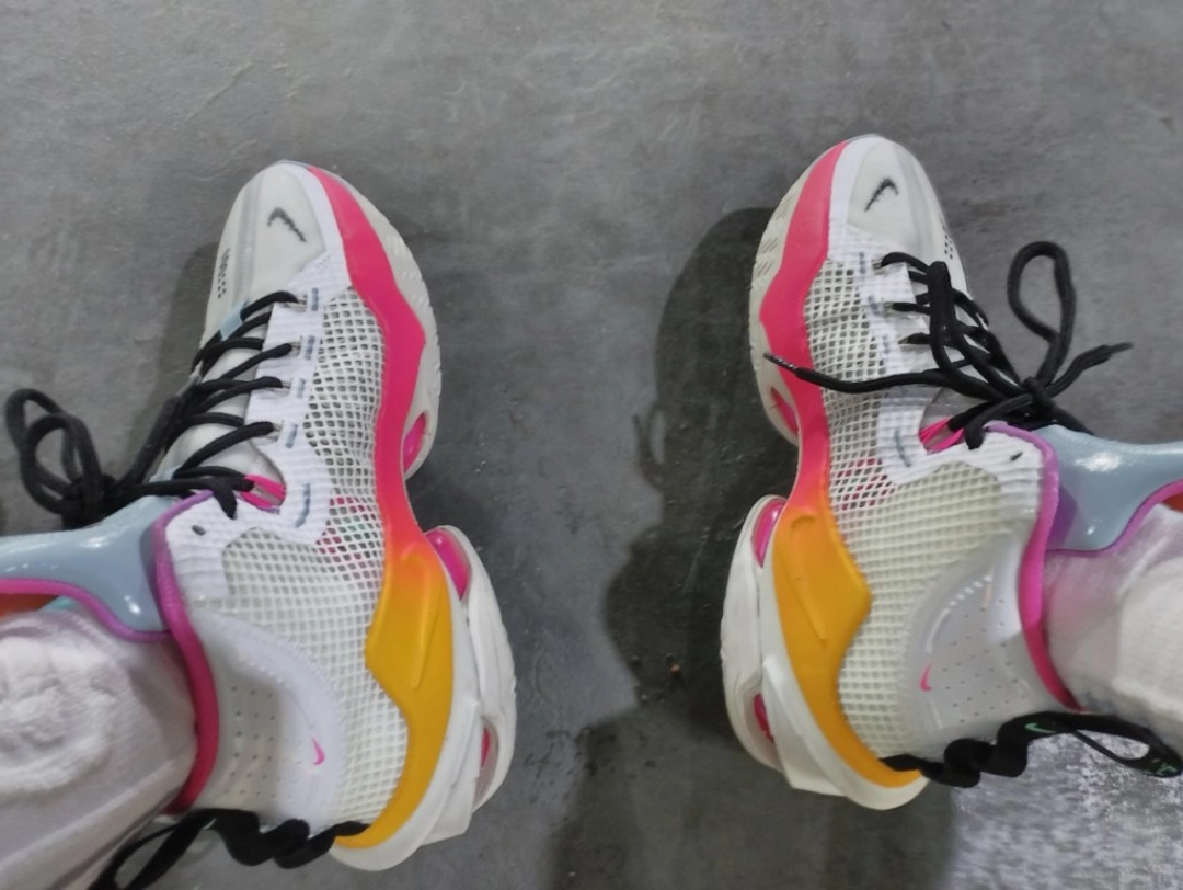 custom review-Nike Air Zoom g.T. Jump 2 'Unlock Your Space' Высокие Баскетбольные Кроссовки для Игры Мужские Белые Синие и Оранжевые