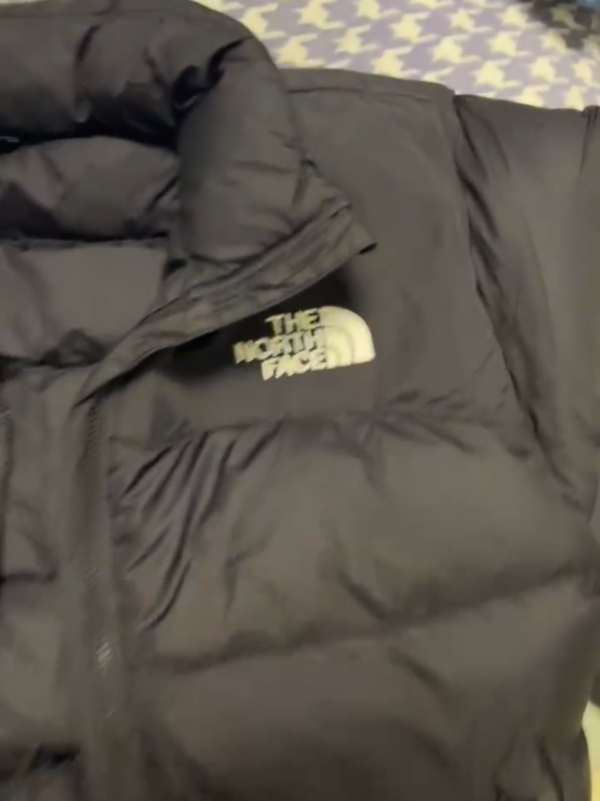 custom review-Pal Zileri T-Shirts & Vests M'S New Puffy Jacket Black Unisex Korea Version