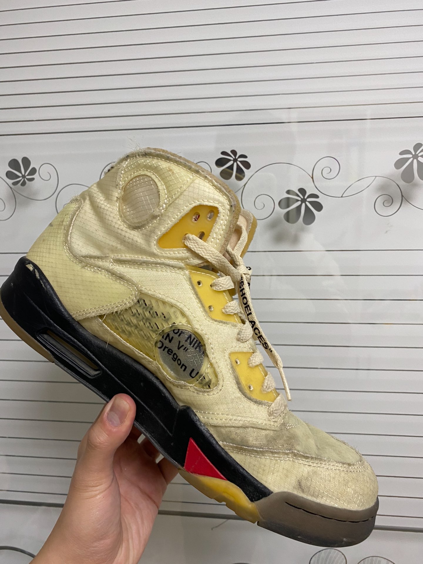 战损aj5白蝉翼