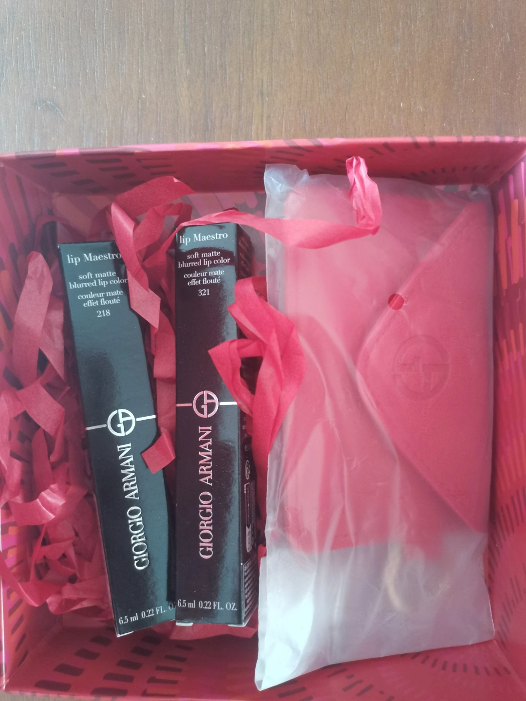 阿玛尼七夕双支唇釉礼盒