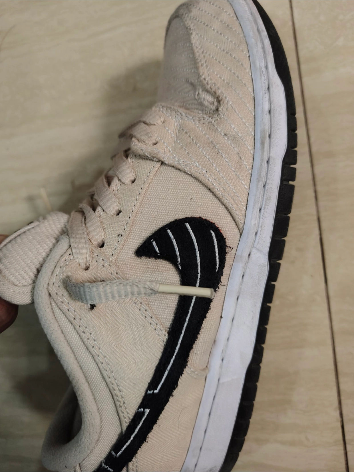 custom review-Nike Sb Dunk Low Albino & Preto