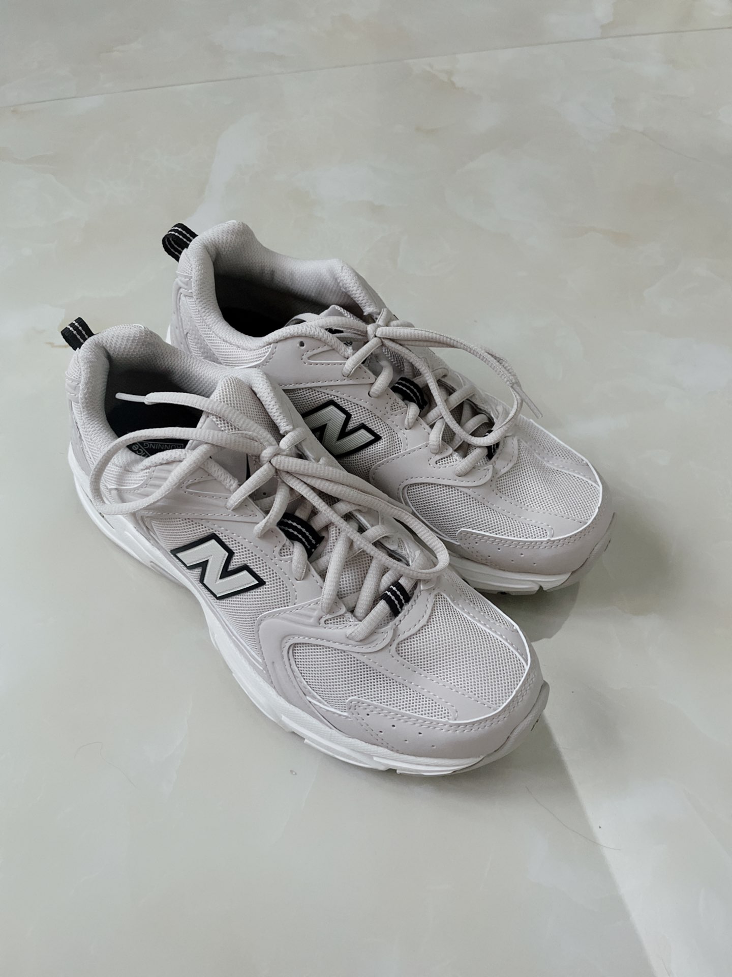 custom review-New Balance 530 'Moonbeam Sea Salt'