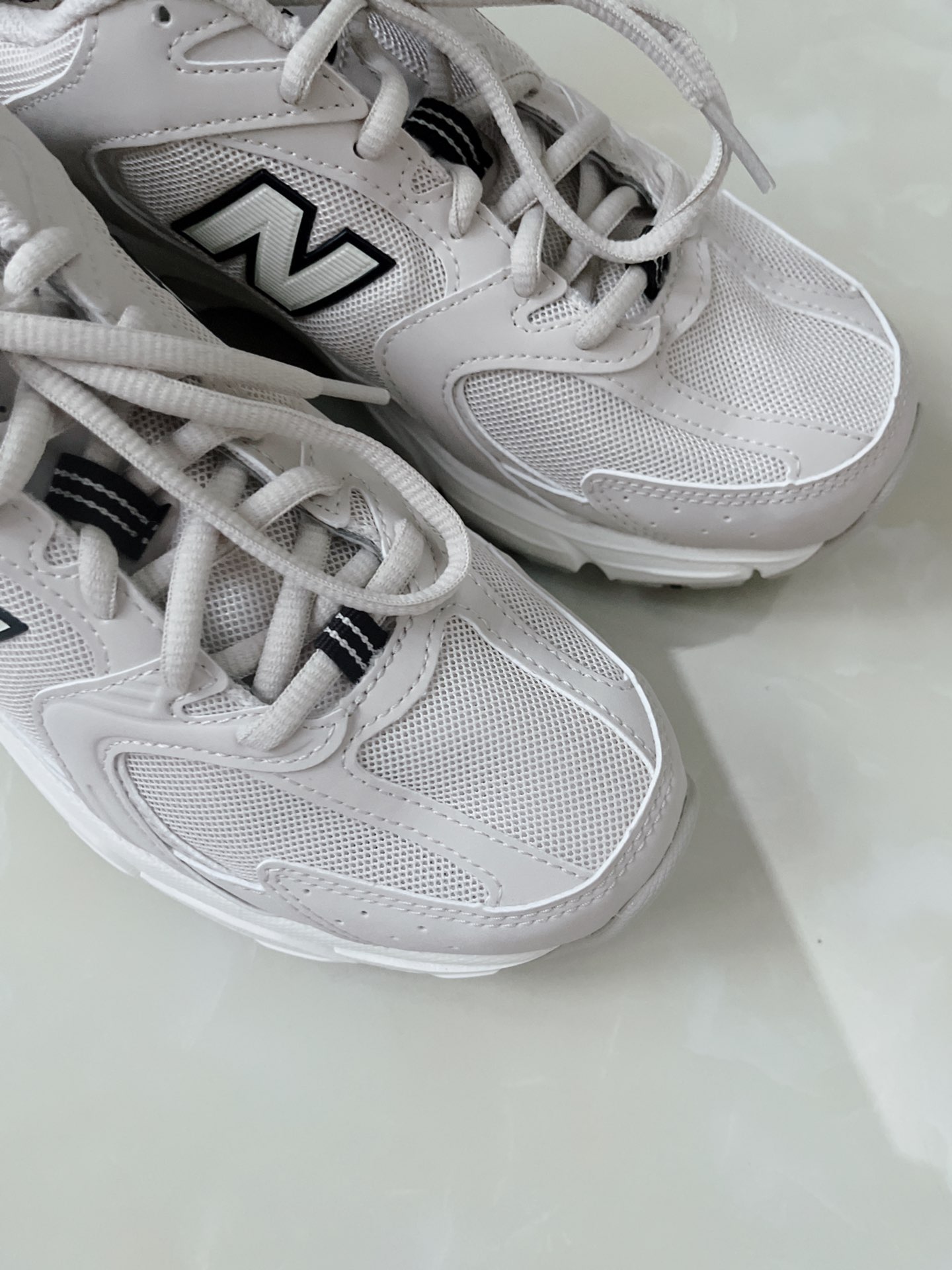 custom review-New Balance 530 'Moonbeam Sea Salt'