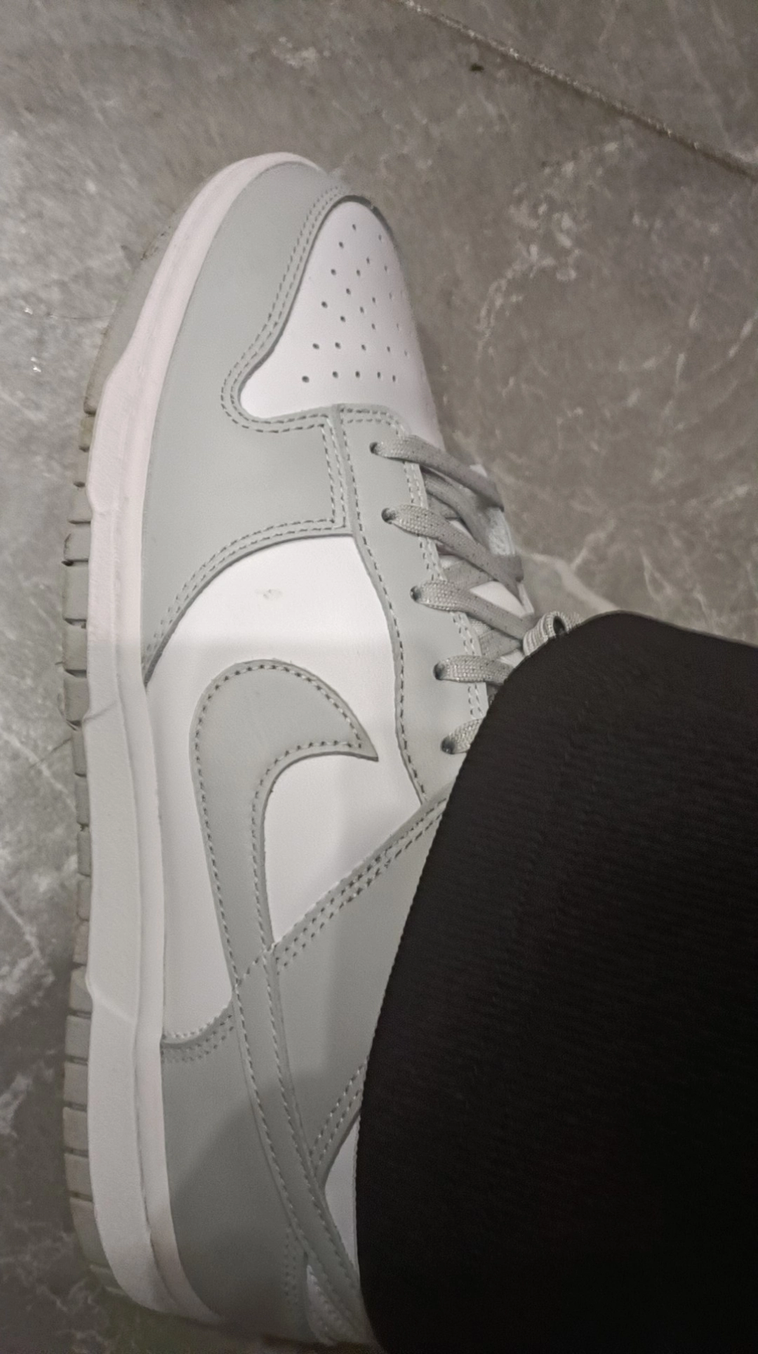 custom review-Nike Dunk Low Grey Fog Men's