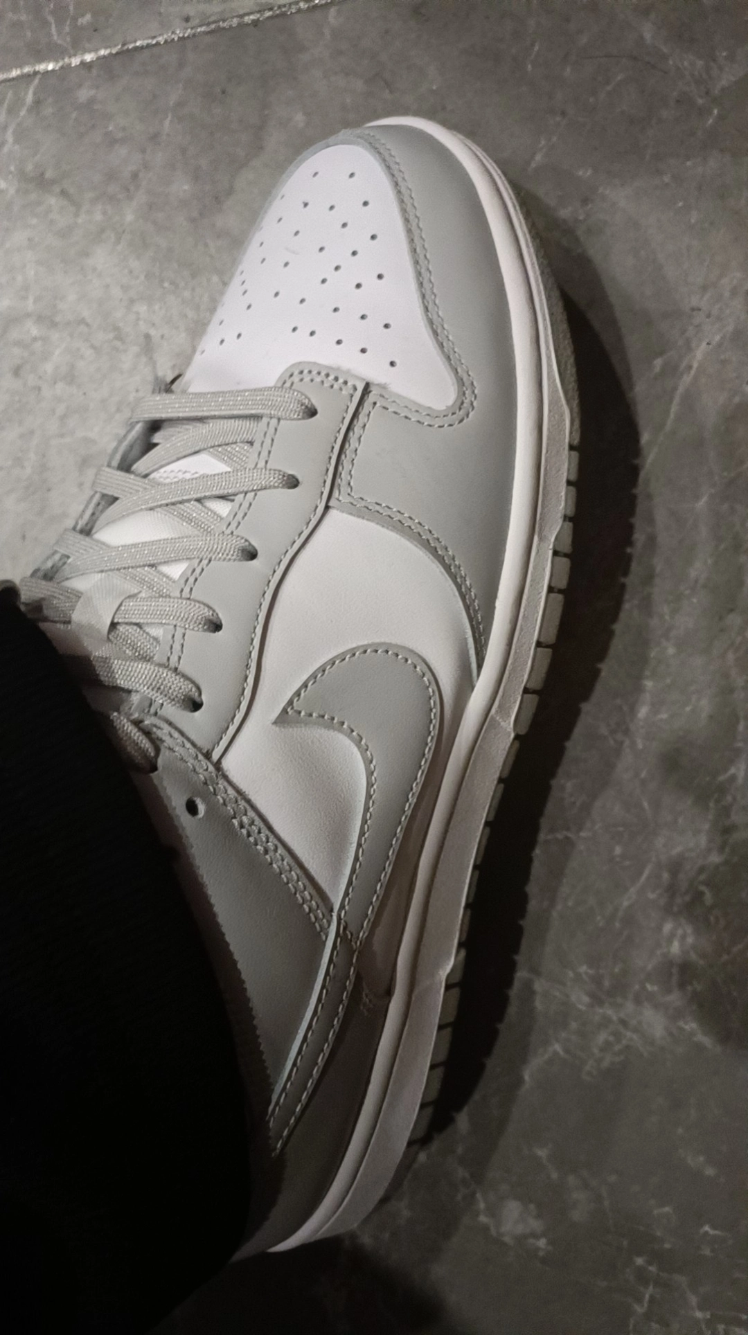custom review-Nike Dunk Low Grey Fog Men's