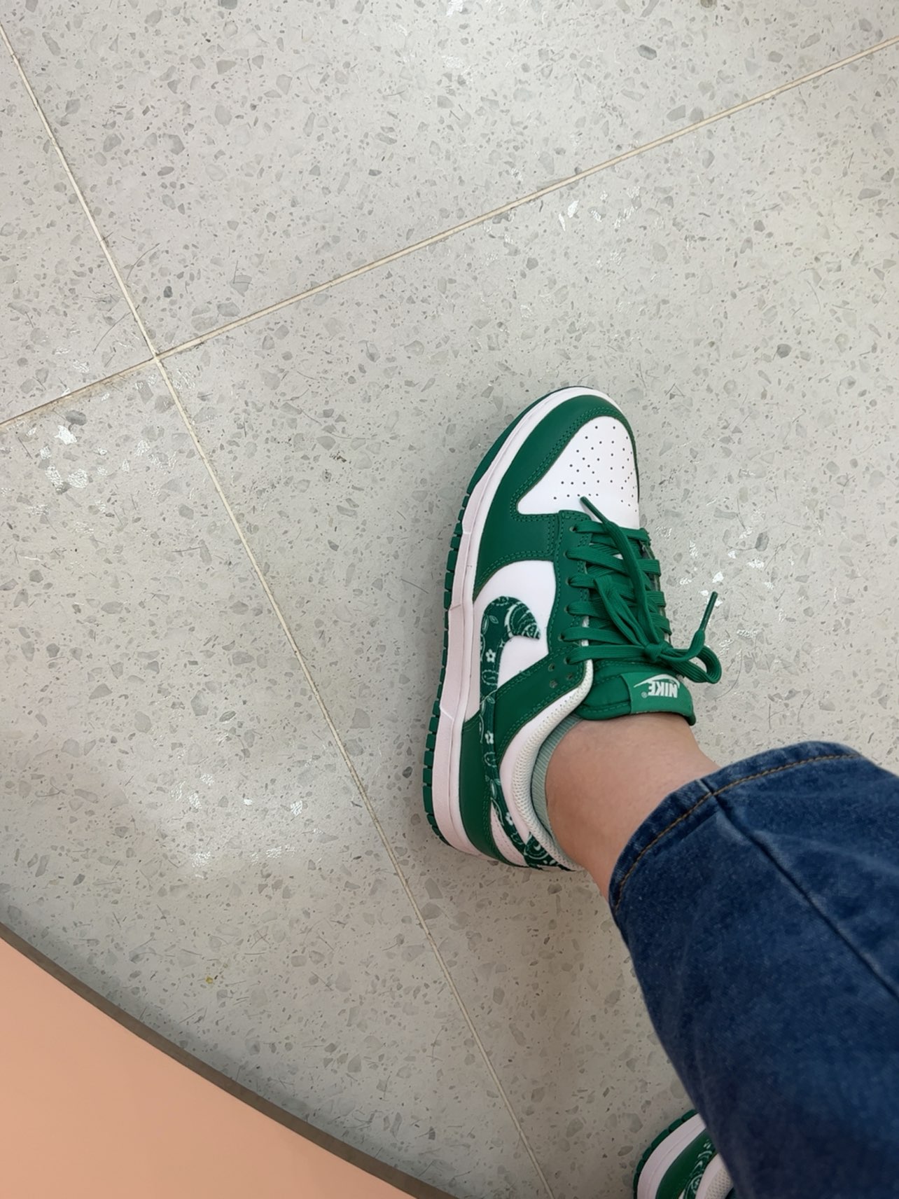 custom review-Nike Dunk Low 'Green Paisley' Women's