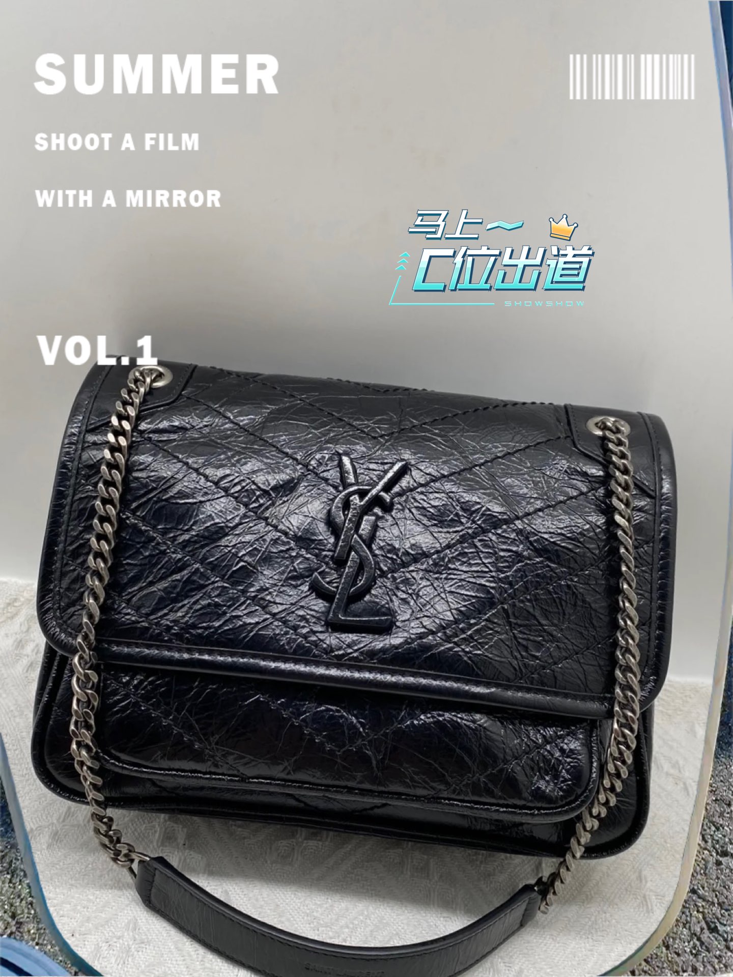 ysl niki包两种皮质图片