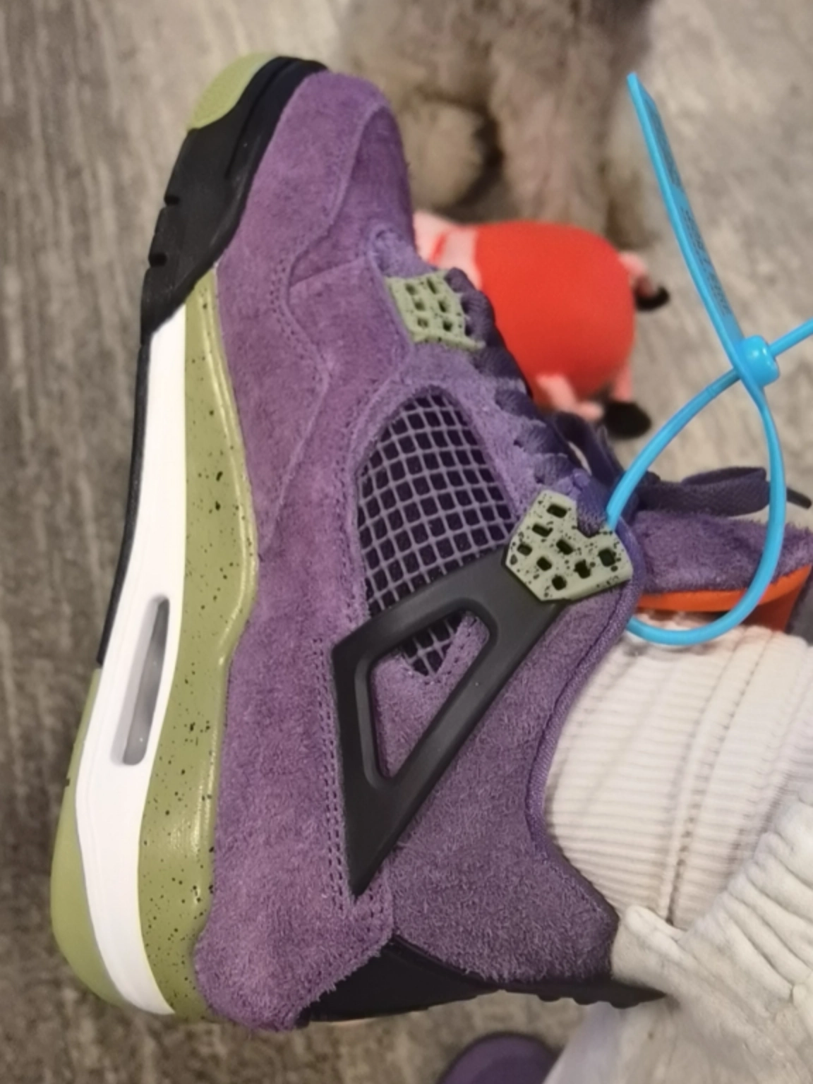 custom review-JORDAN 4 Retro Canyon Purple Women's