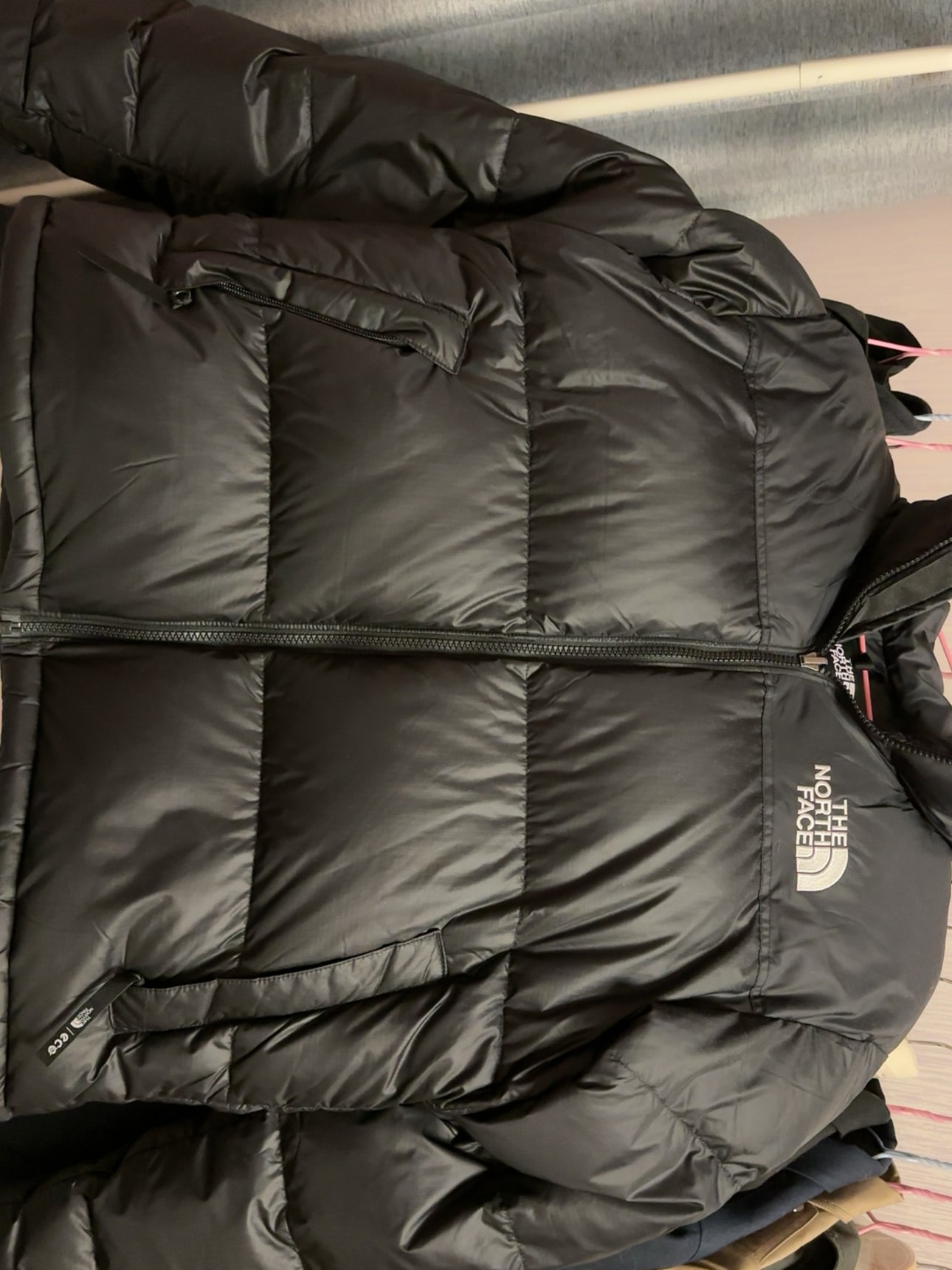 custom review-THE NORTH FACE 1996 Retro Eco Nuptse Packable Jacket Asia Sizing Black Unisex Korea Version
