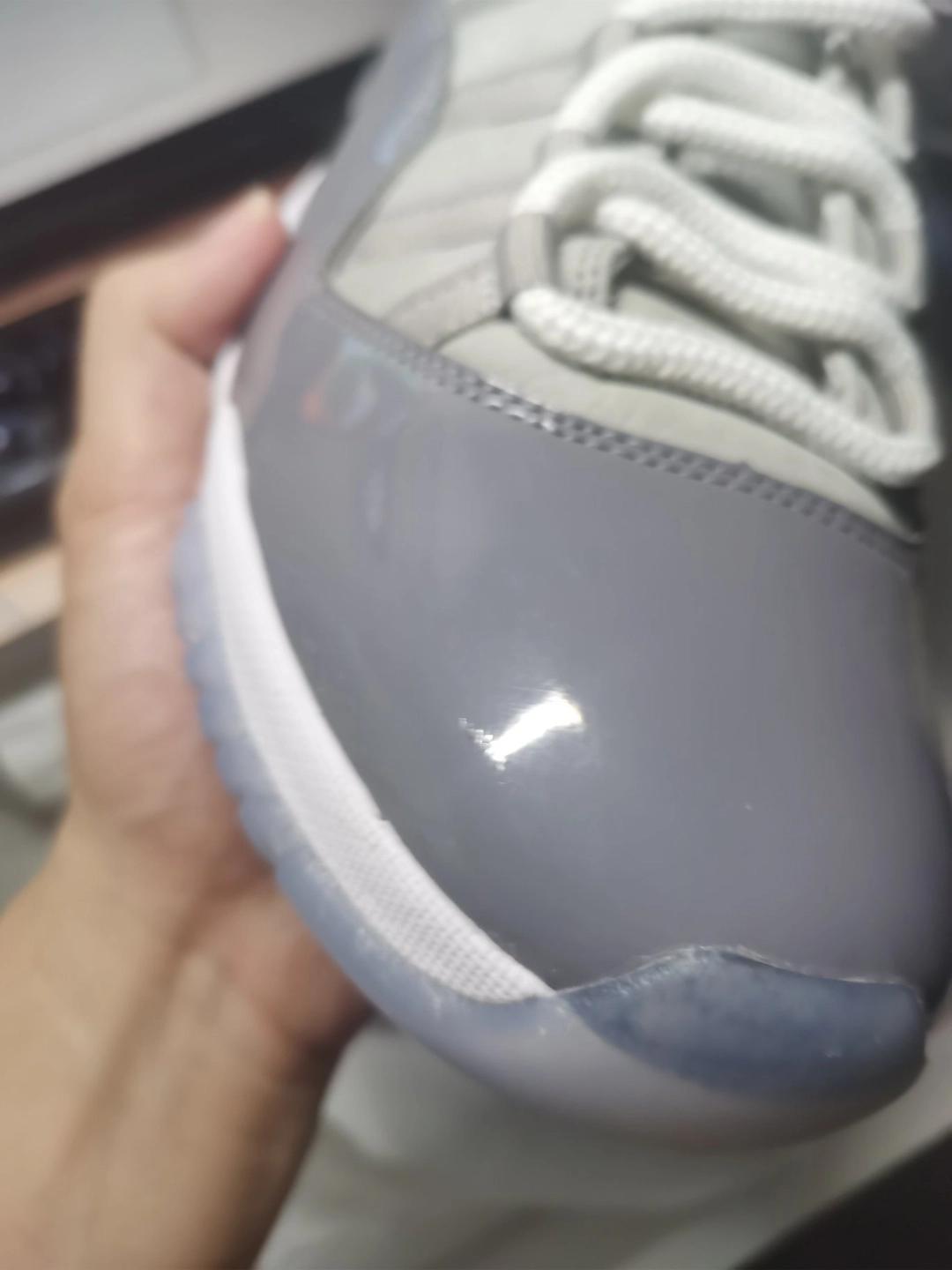 custom review-Jordan Air Jordan 11 Retro 'Cool GREY' MID Топ Винтажные баскетбольные кроссовки Унисекс Серый Белый Выпуск 2021 года