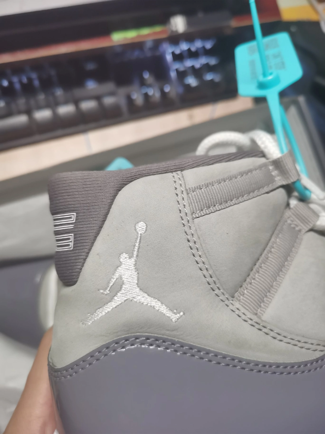 custom review-Jordan Air Jordan 11 Retro 'Cool GREY' MID Топ Винтажные баскетбольные кроссовки Унисекс Серый Белый Выпуск 2021 года