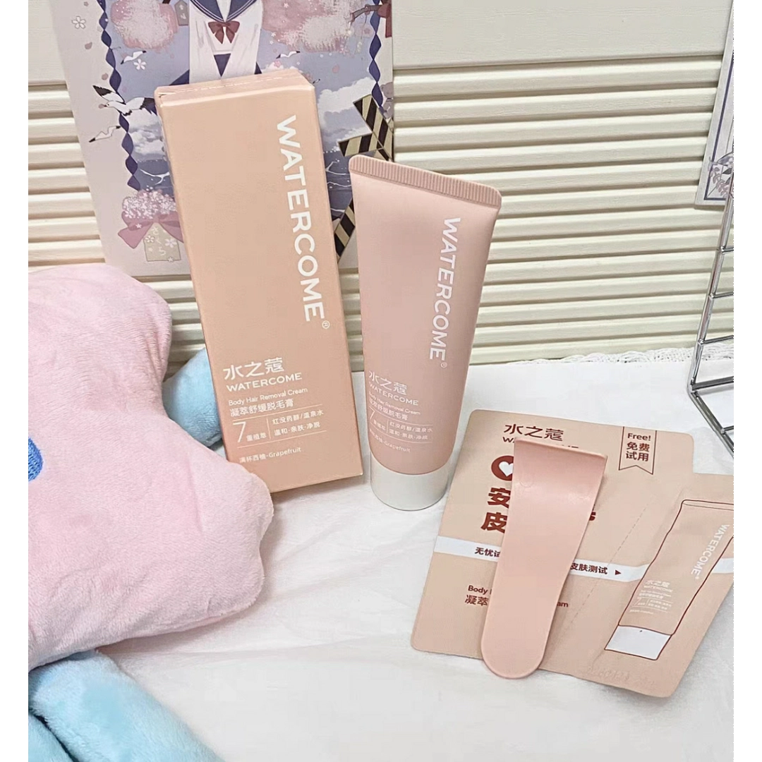 水之蔻脱毛膏温和不刺激,不留黑点