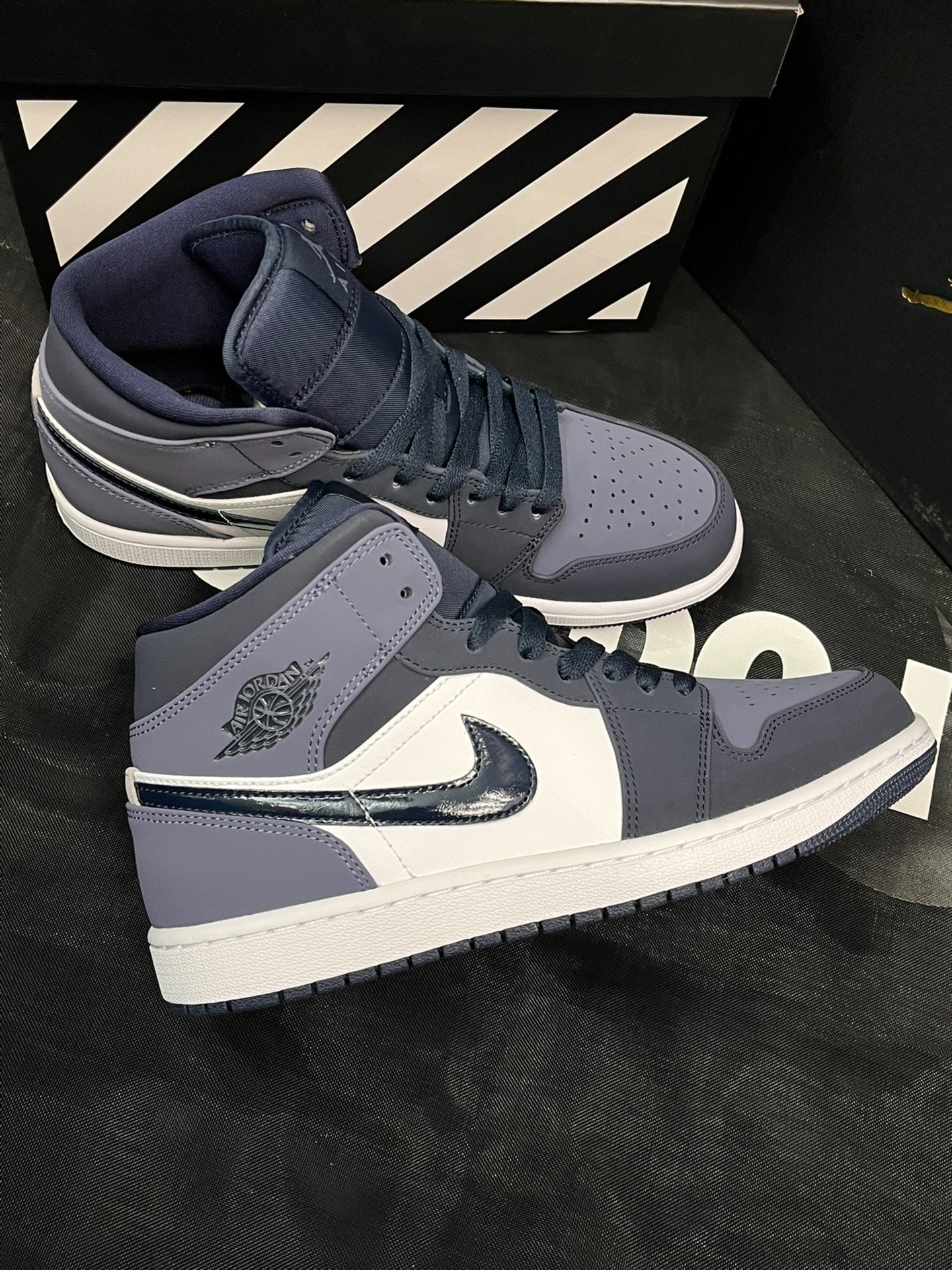 aj1 mid sanded purole黑紫脚趾|"桑德紫"09