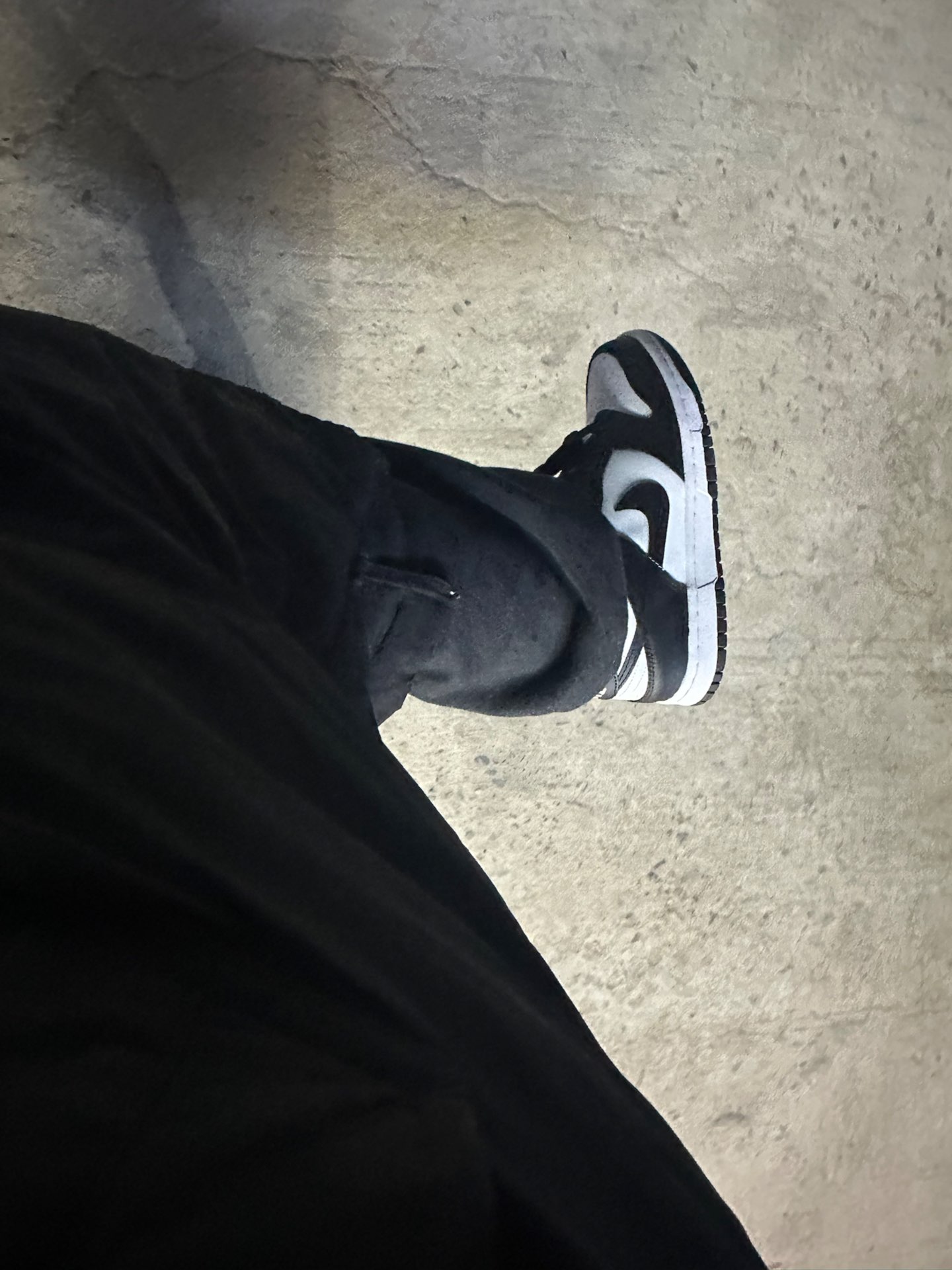 custom review-nike Dunk 'Черный' Противоскользящий амортизация легкий амортизация низкий топ детские скейтбординг черный белый