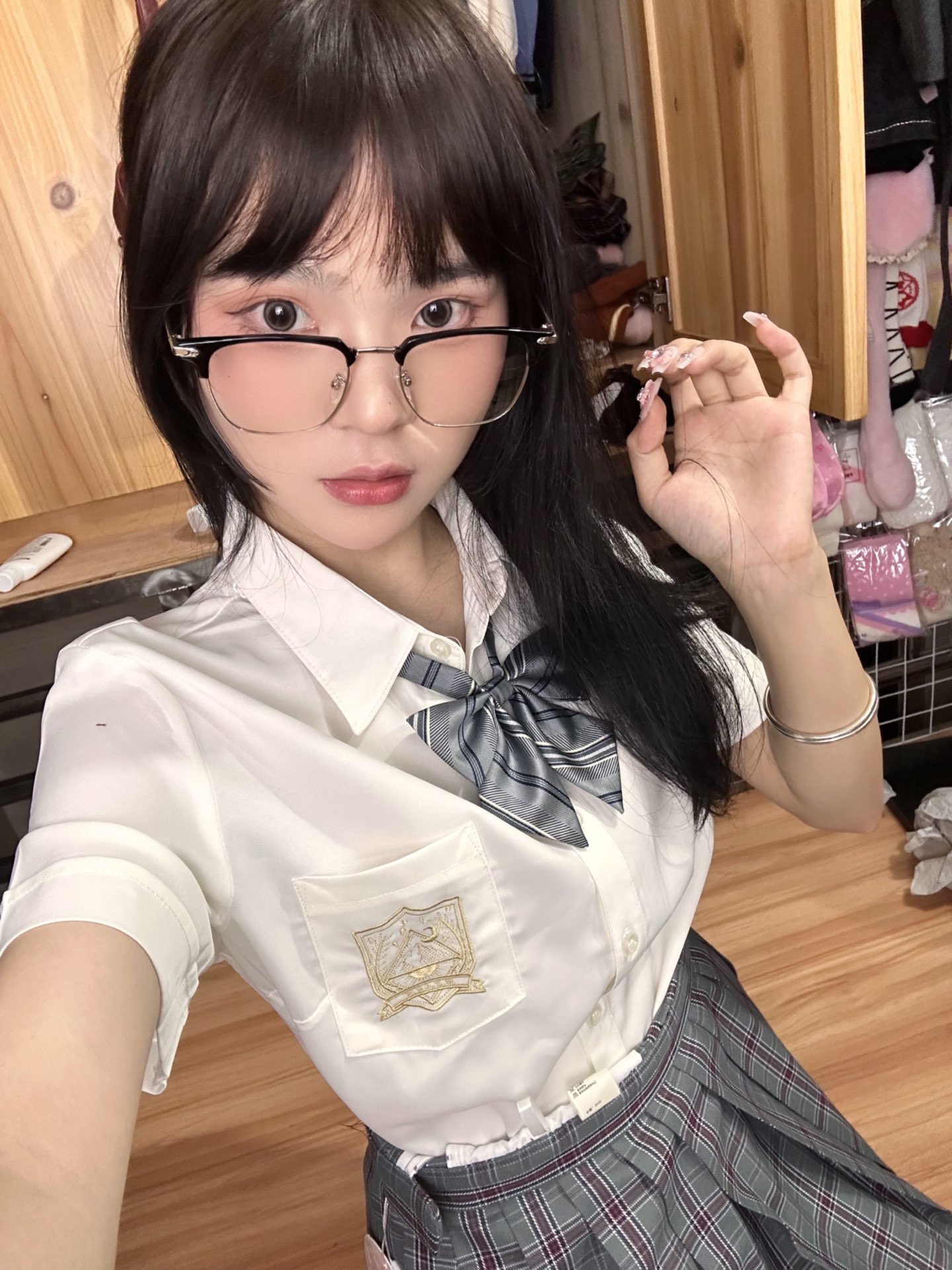 今天是气质学妹耶