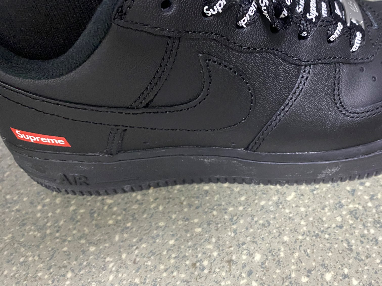 custom review-Nike Air Force 1 Low Supreme Black