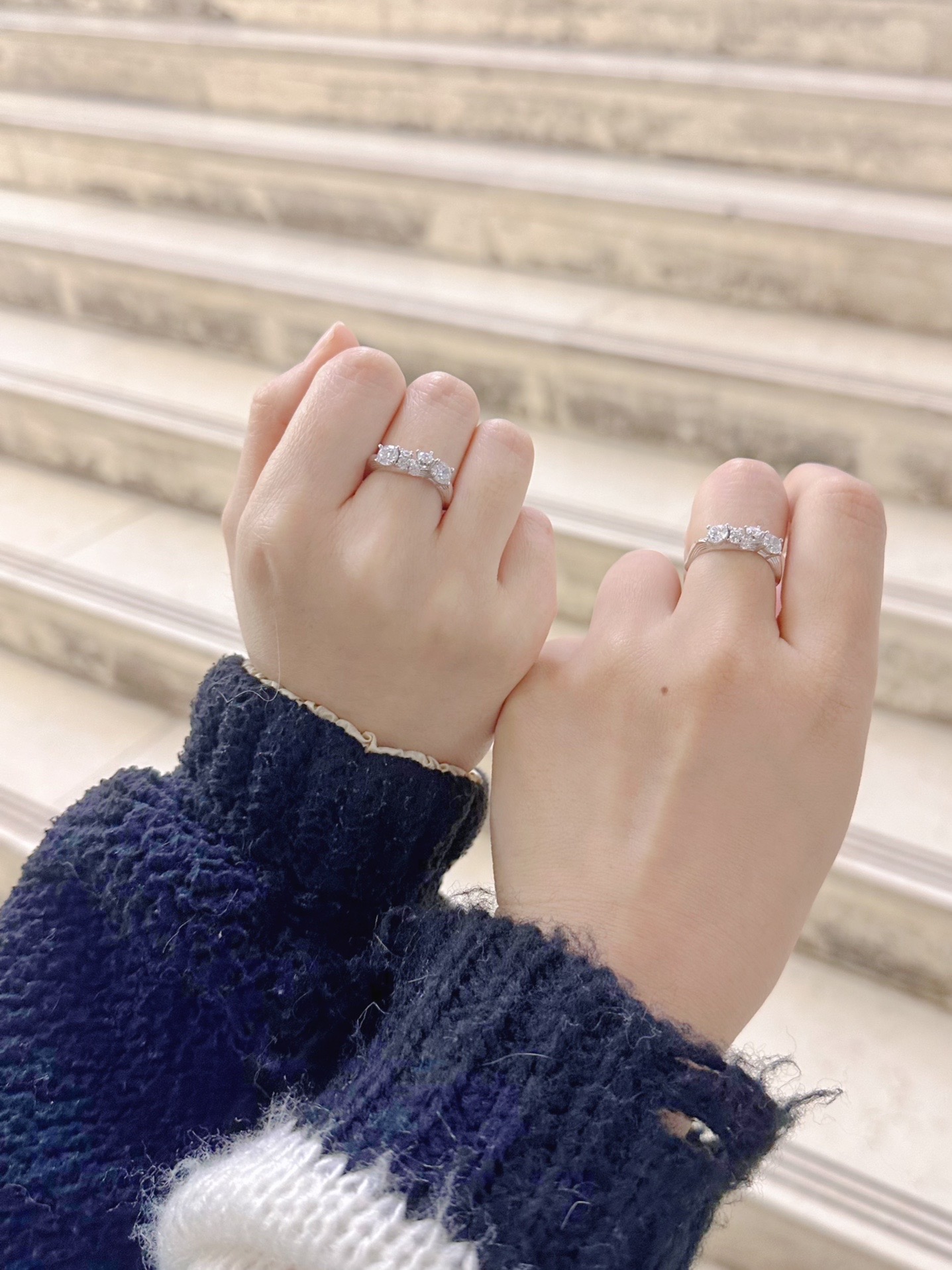 超有意义的公益闺蜜对戒!被赋予了爱的对戒