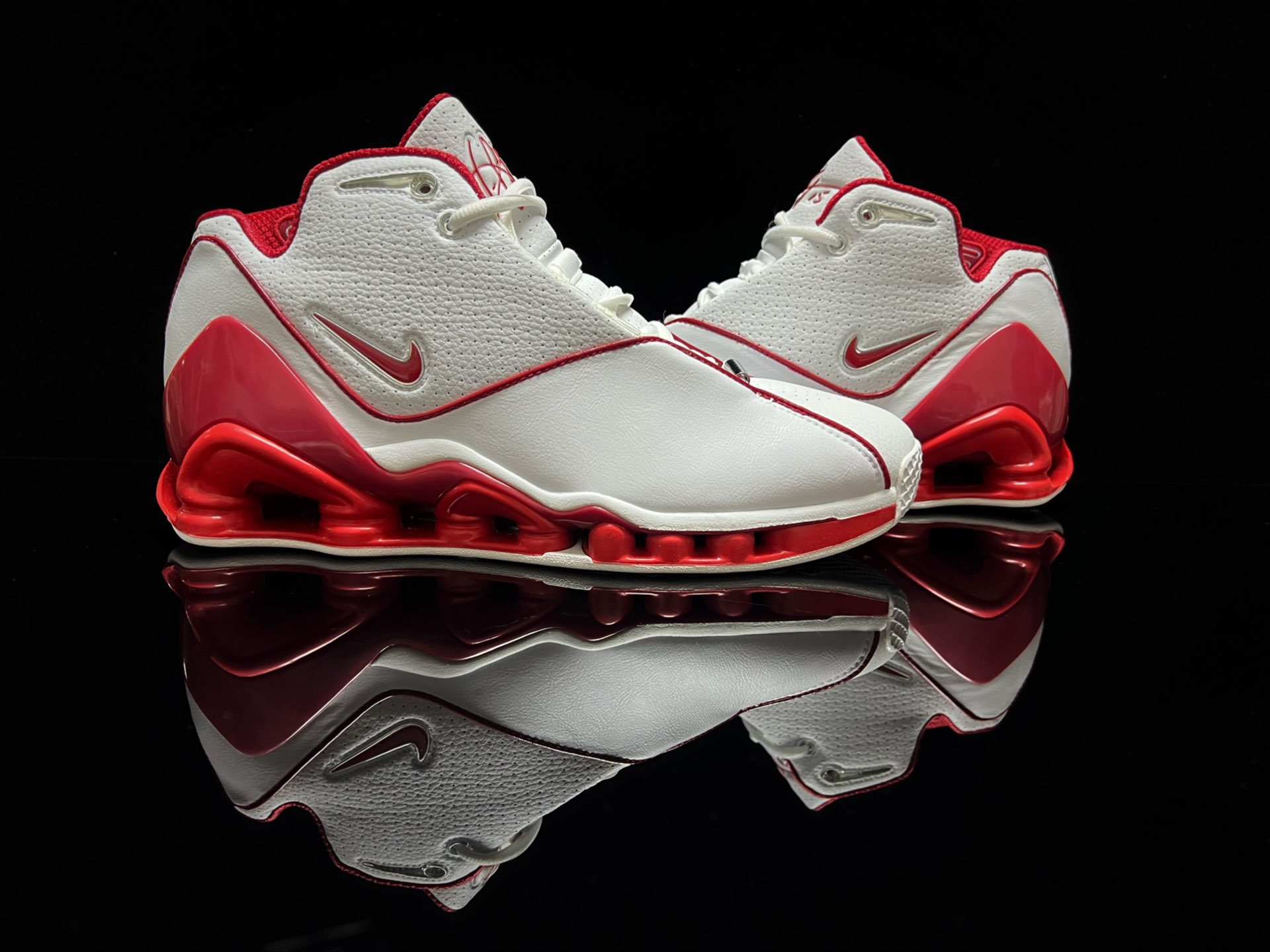 nike shox vc 2 白红