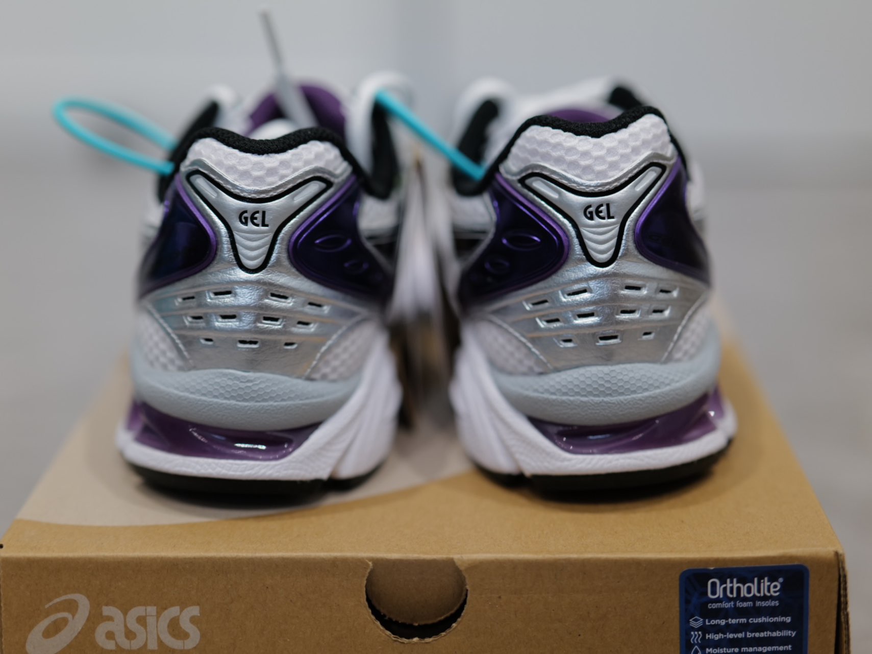 custom review-Asics Gel Kayano 14 White Dark Grape Women
s