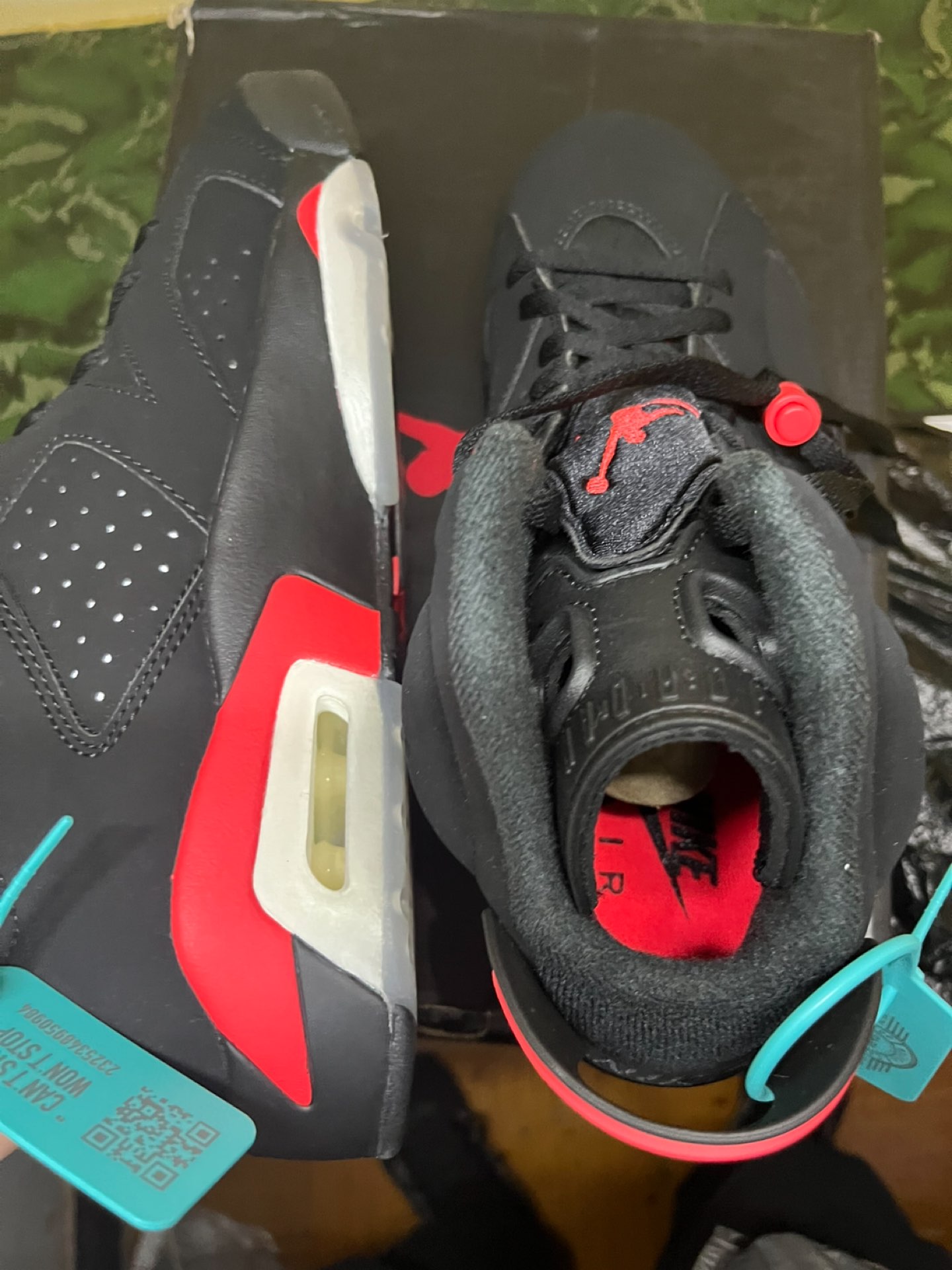 custom review-JORDAN 6 Retro Black Infrared 2019