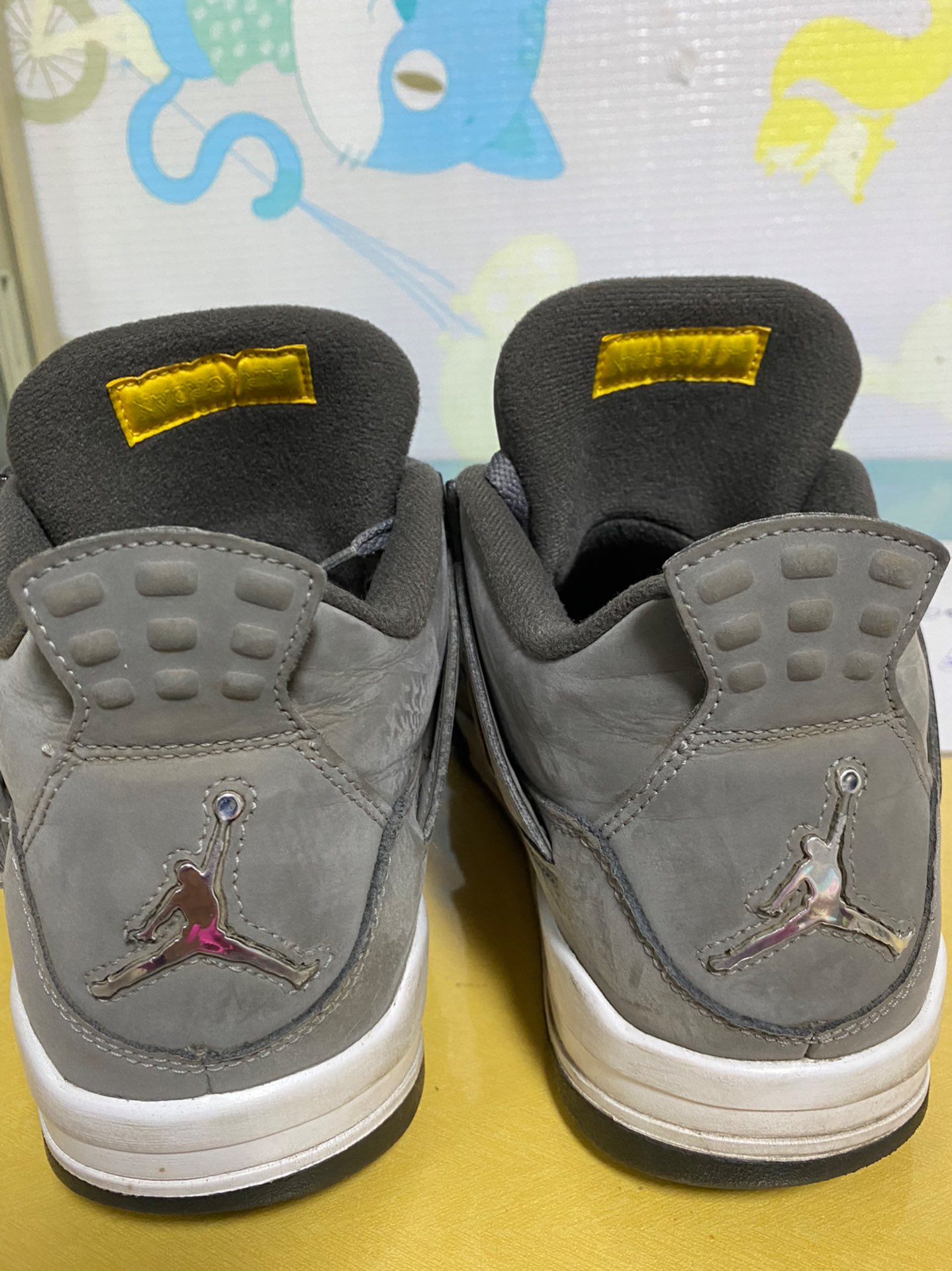 custom review-Jordan Air Джордан 4 Cool GREY MID Топ Винтажные баскетбольные кроссовки Унисекс Холодный серый Выпуск 2019 года