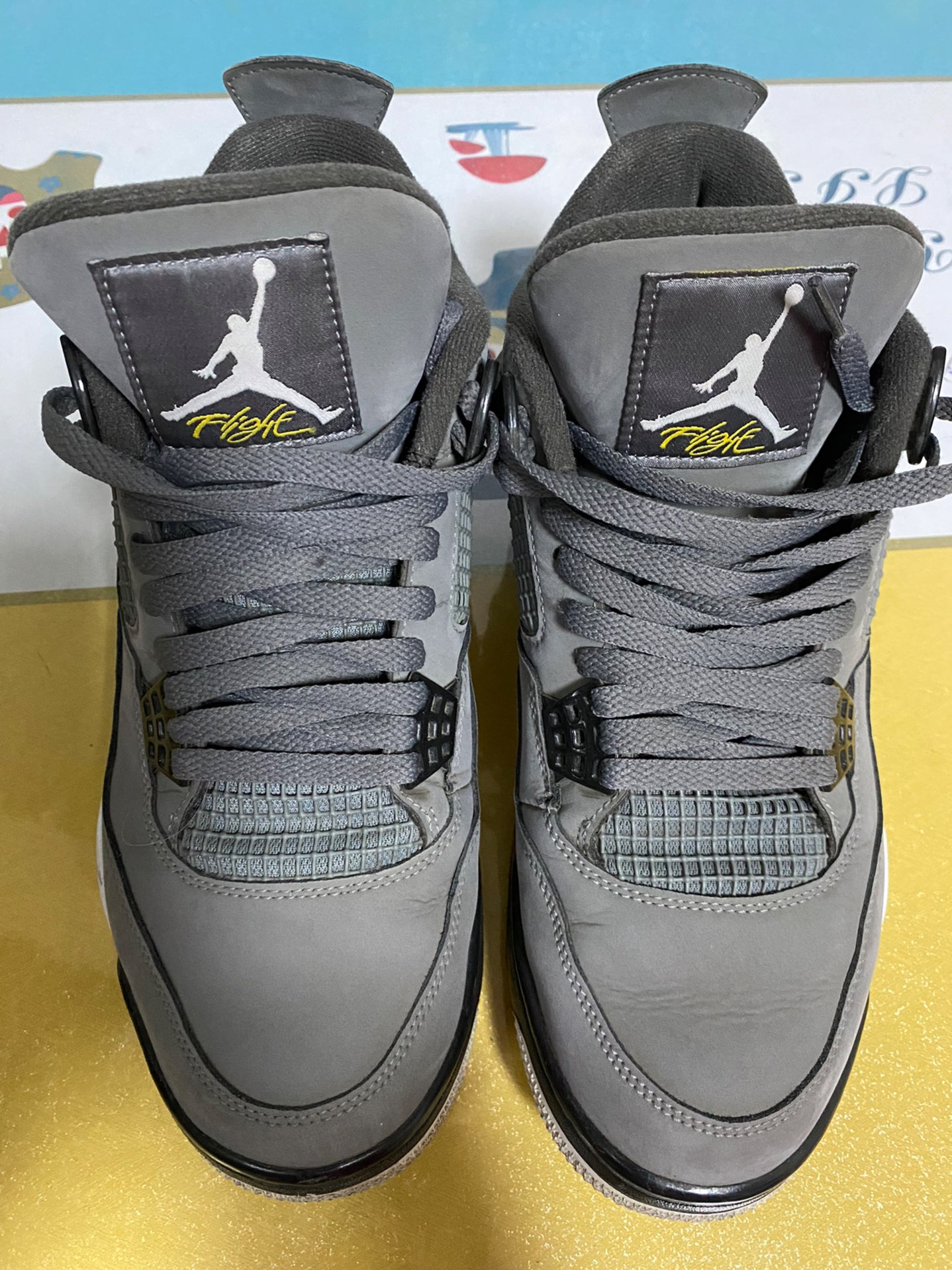 custom review-Jordan Air Джордан 4 Cool GREY MID Топ Винтажные баскетбольные кроссовки Унисекс Холодный серый Выпуск 2019 года