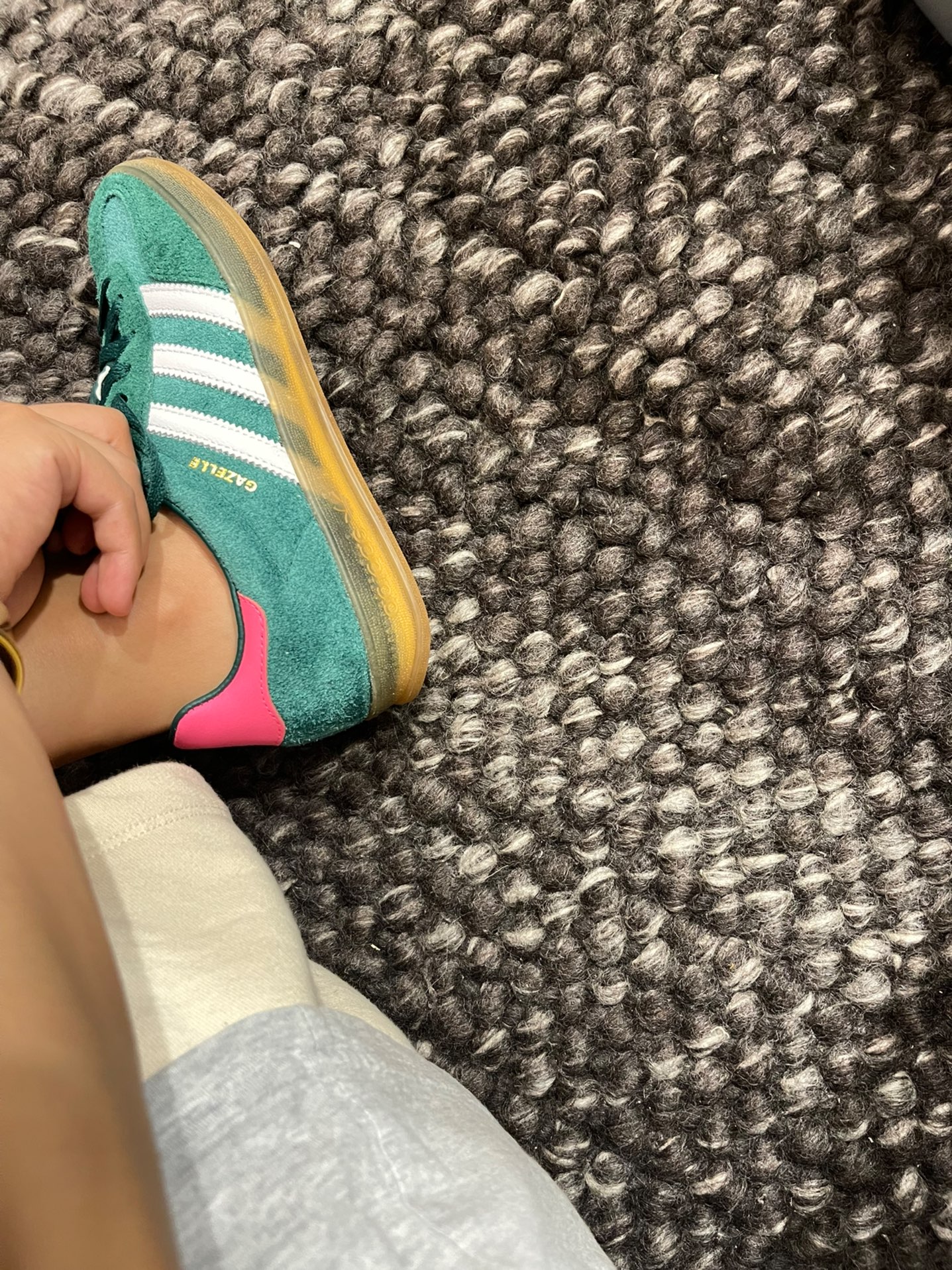 custom review-Adidas Originals Gazelle Indoor Collegiate Green Lucid Pink Women's