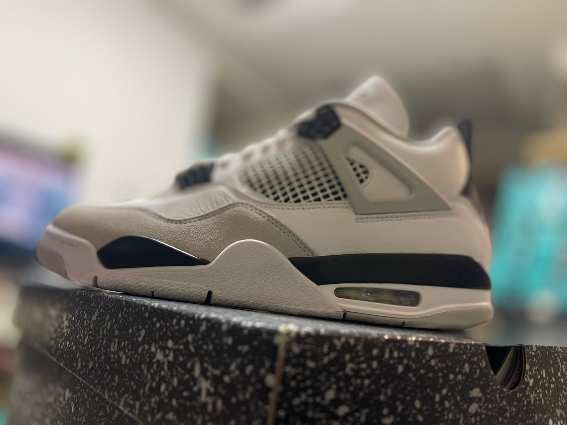 custom review-Jordan 4 Retro Military Black Men's