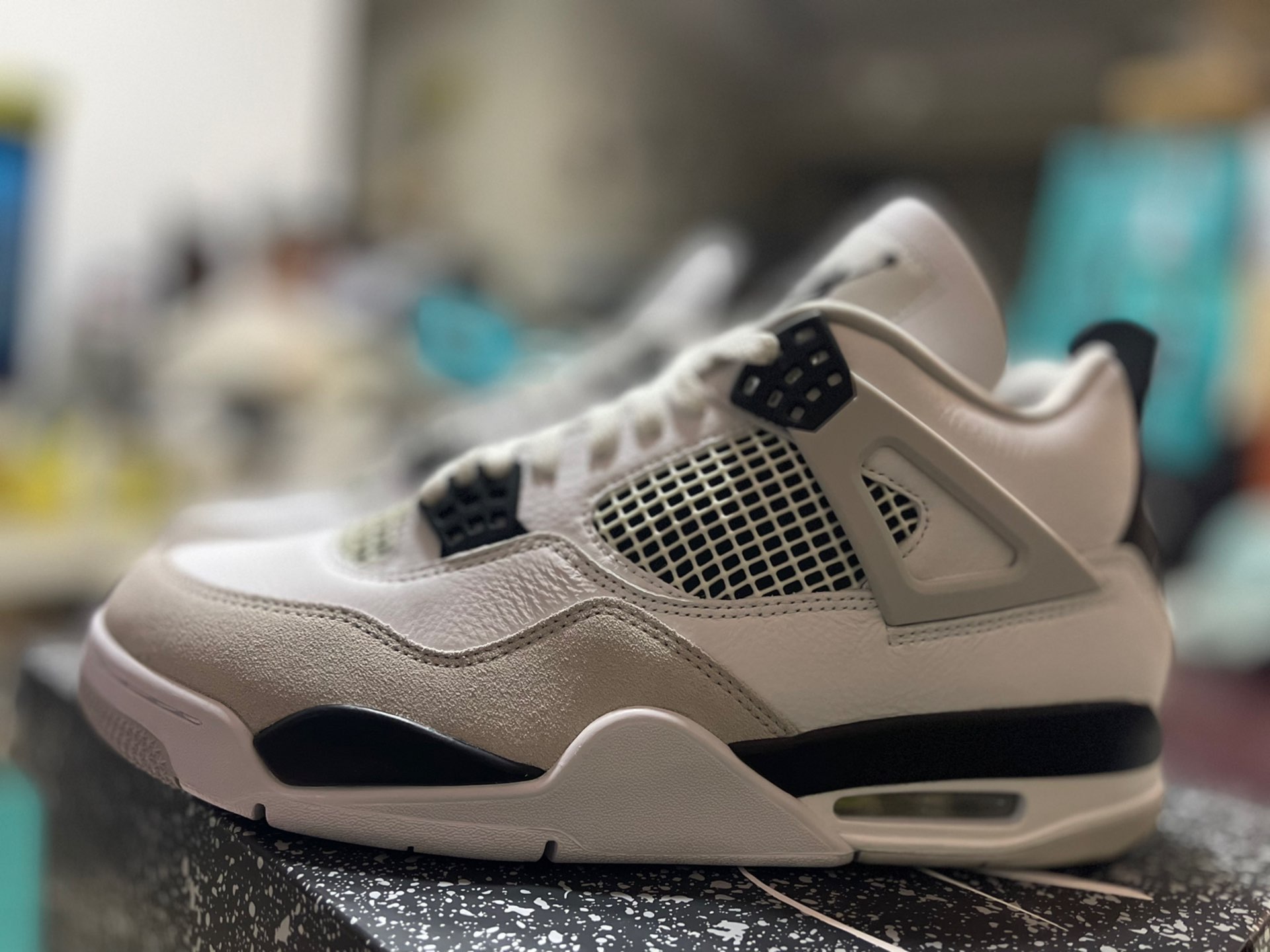custom review-Jordan 4 Retro Military Black Men's