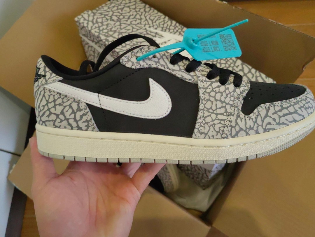 custom review-Jordan 1 Retro Low Og Black Cement