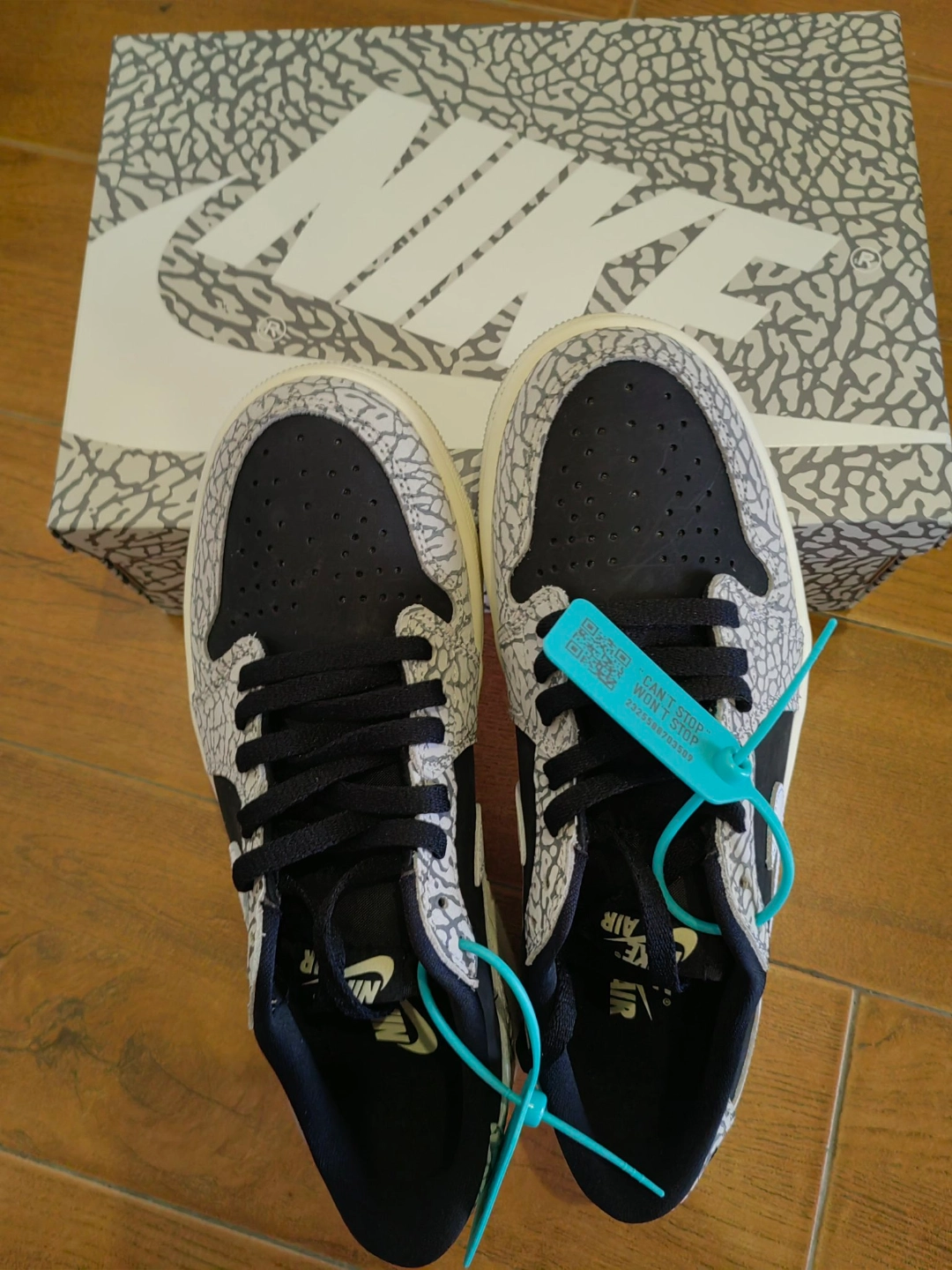custom review-Jordan 1 Retro Low Og Black Cement
