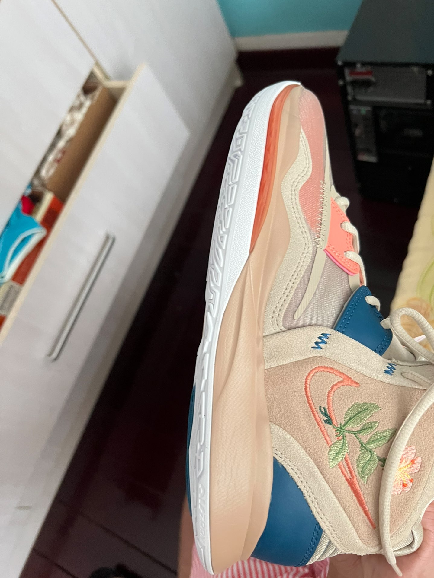 custom review-Nike Kyrie Infinity Kyrie 8 MID Топ Пена Баскетбольные кроссовки Унисекс Хаки Азиатская Версия