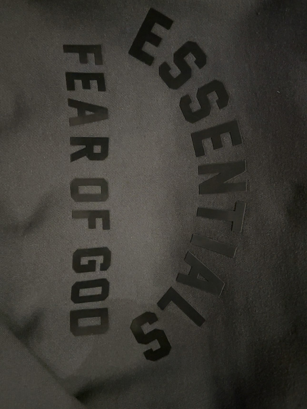 custom review-Fear Of God Essentials Свитшот Мужской Глубокий Черный