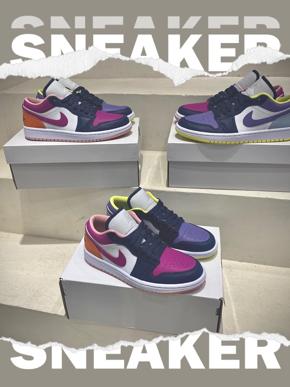 aj1 low 粉紫鸳鸯