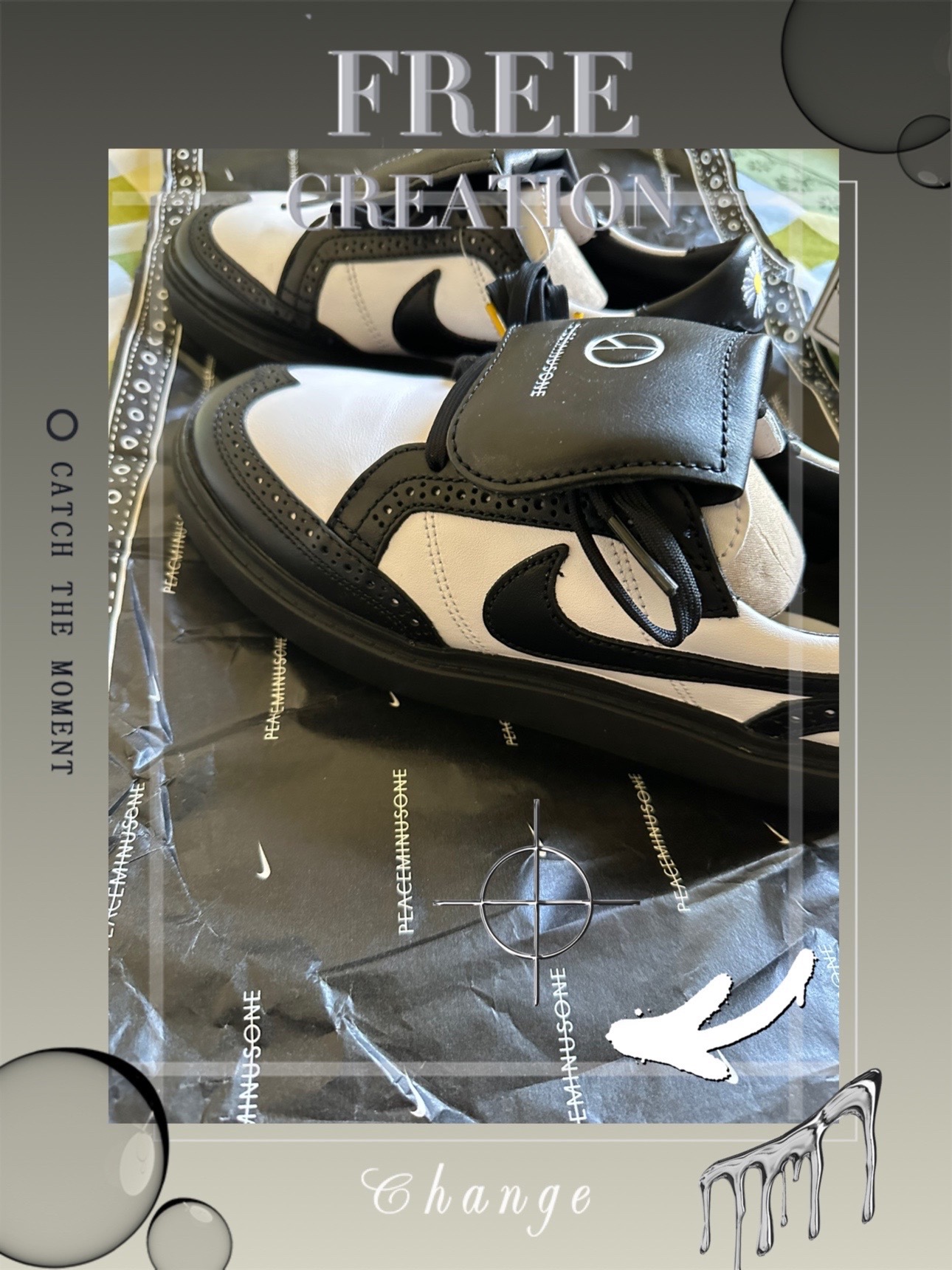 专属的权志龙4.0小雏菊鞋子开箱展示一下