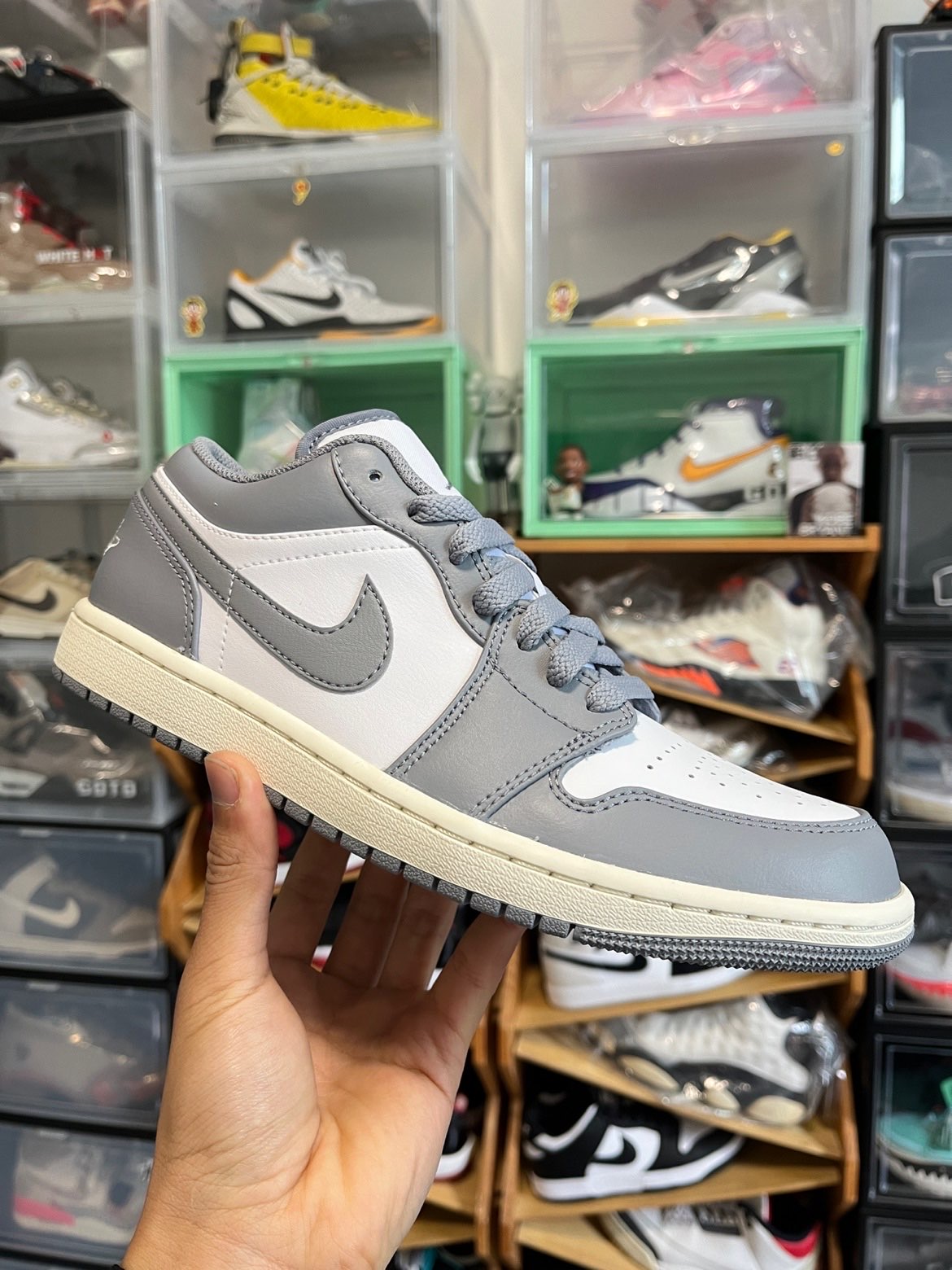 aj1 low 氧化灰白小迪奥