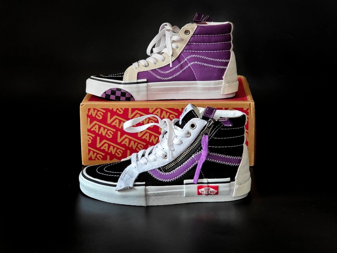 球鞋图鉴|vans sk8 hi reissue cap 黑紫