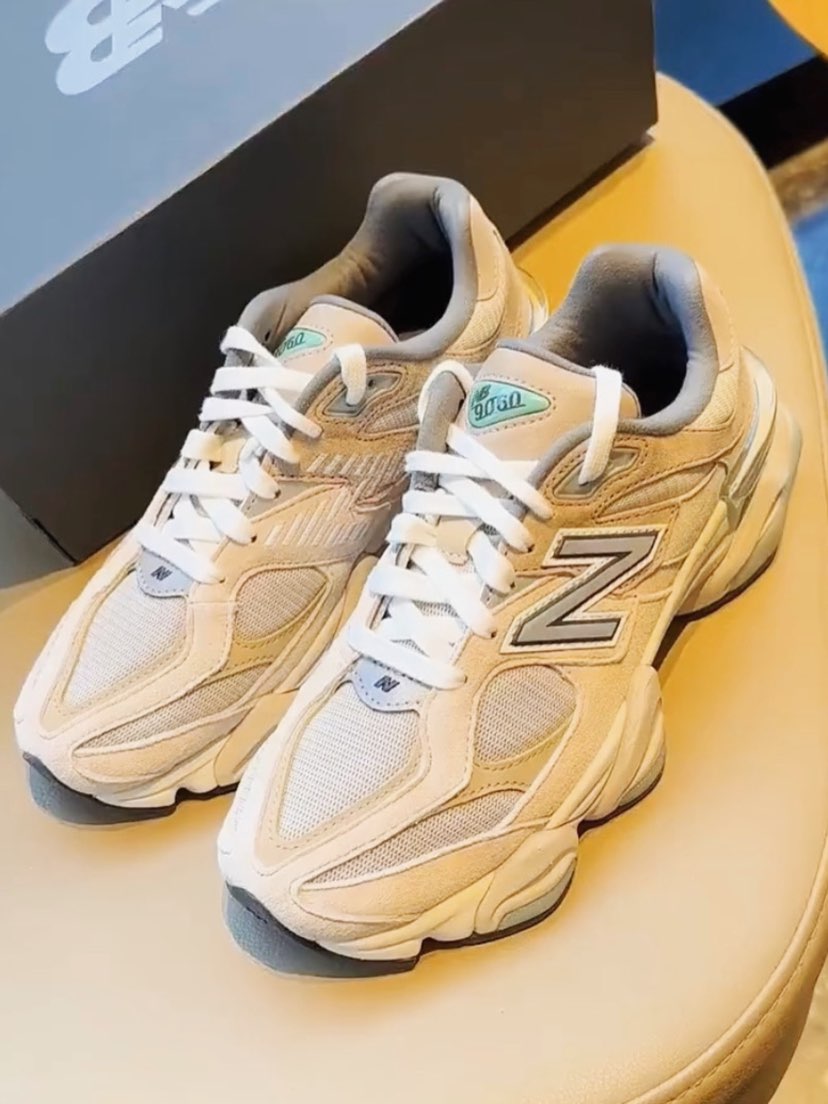 custom review-New Balance NB 9060 Casual Shoes Unisex Low Top Light Gray