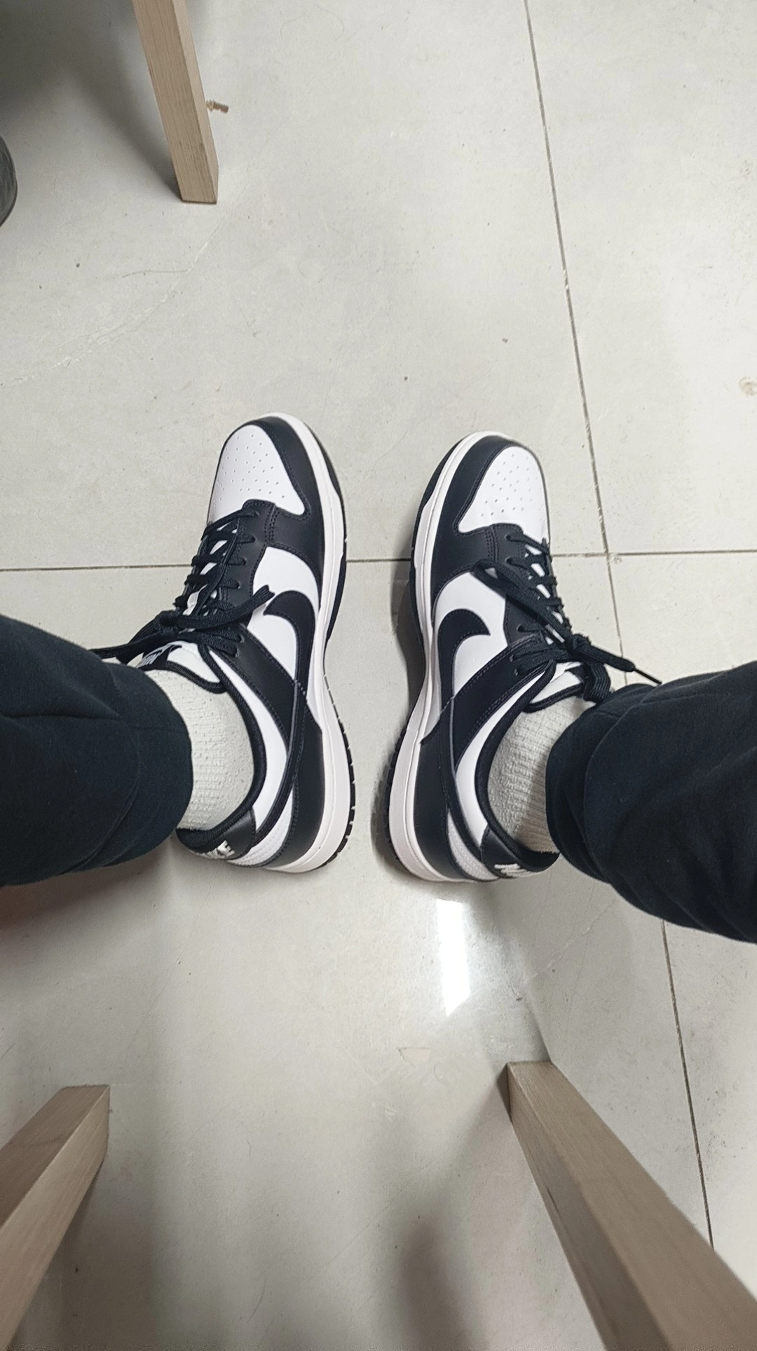 custom review-Nike Dunk Low 'Panda Black White'