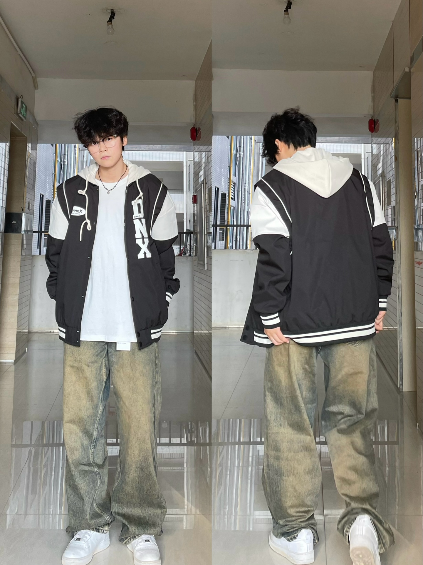 黑白棒球服怎么搭!