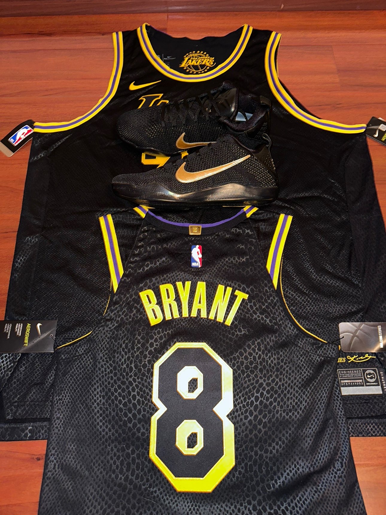 kobe 曼巴球衣 蛇纹球衣 科比黑曼巴球衣