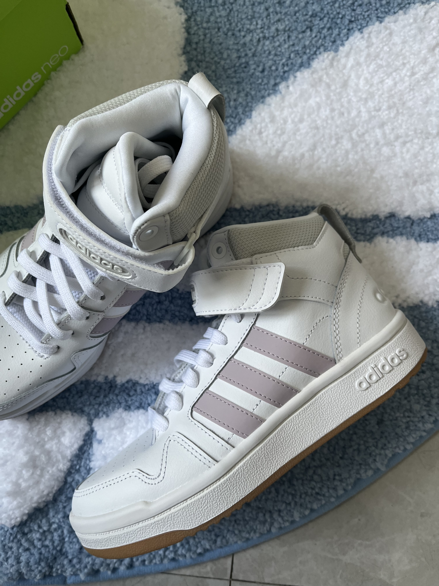 adidas neo postmove mid 白色板鞋女