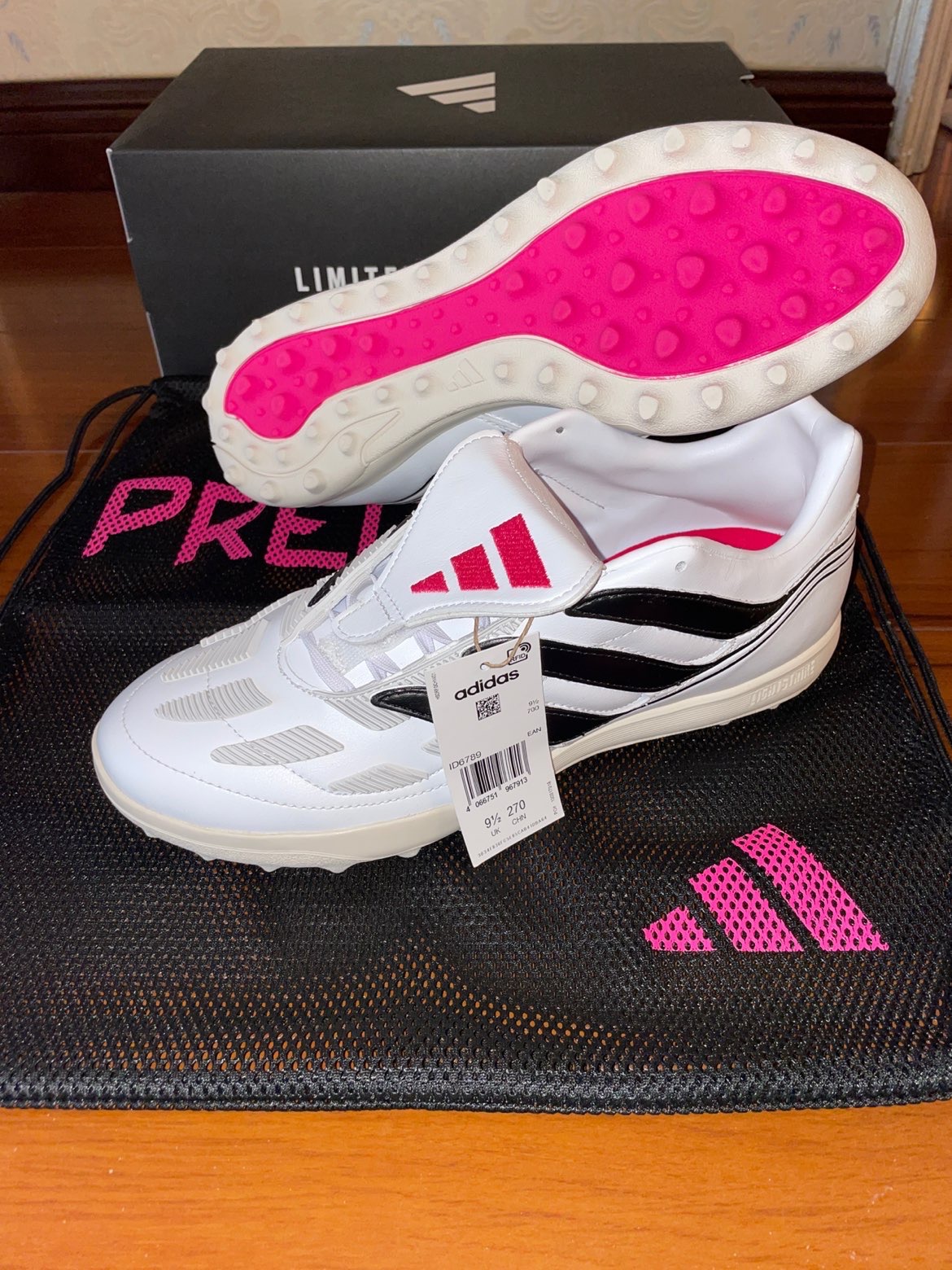 adidas predator precision1 tf 猎鹰5复刻足球鞋