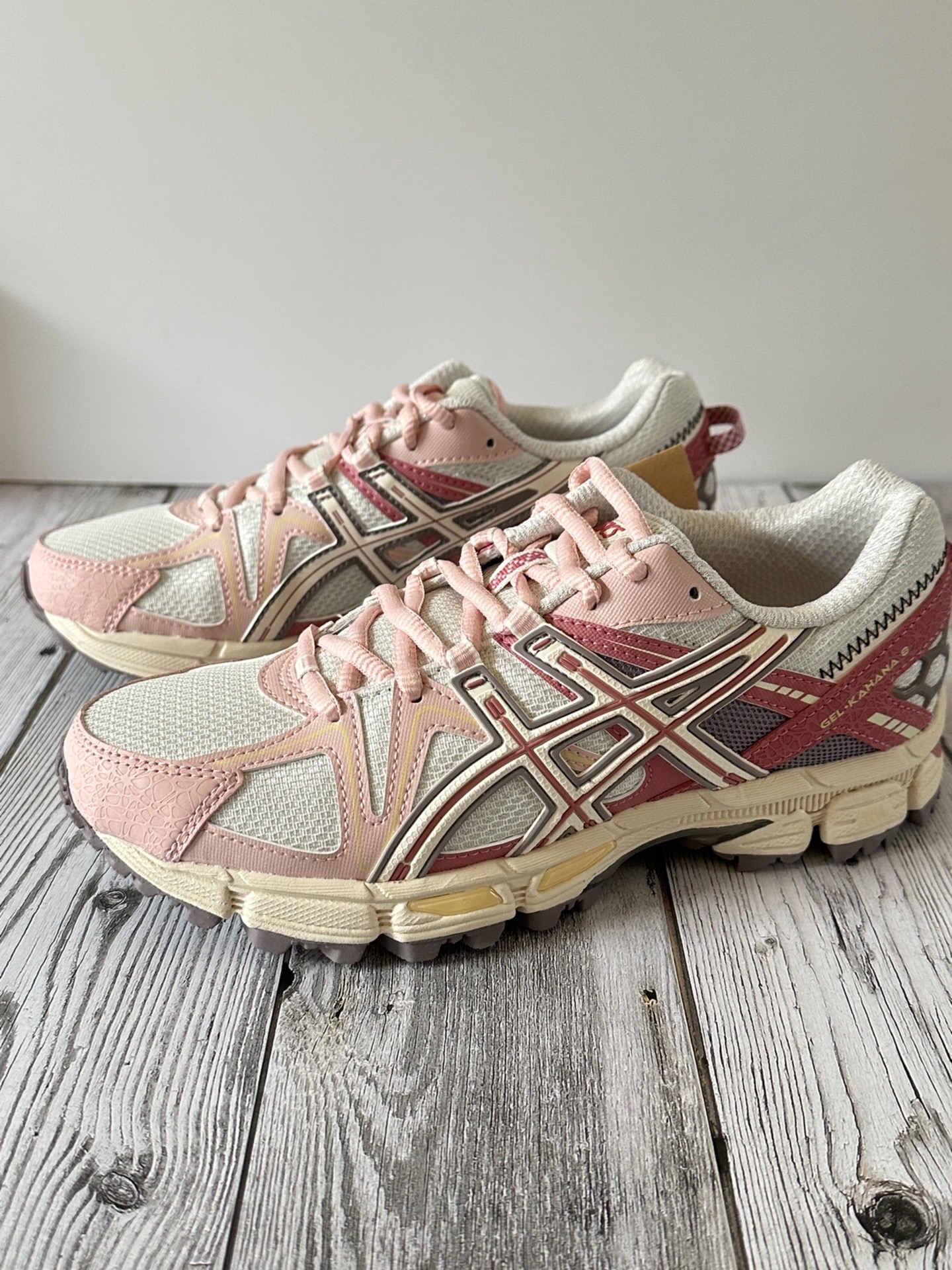 スニーカー (W) Asics Gel-Kahana 8 White Pink WMNS) ASICS Gel-Kahana 8 'White Pink' 1012A978-103