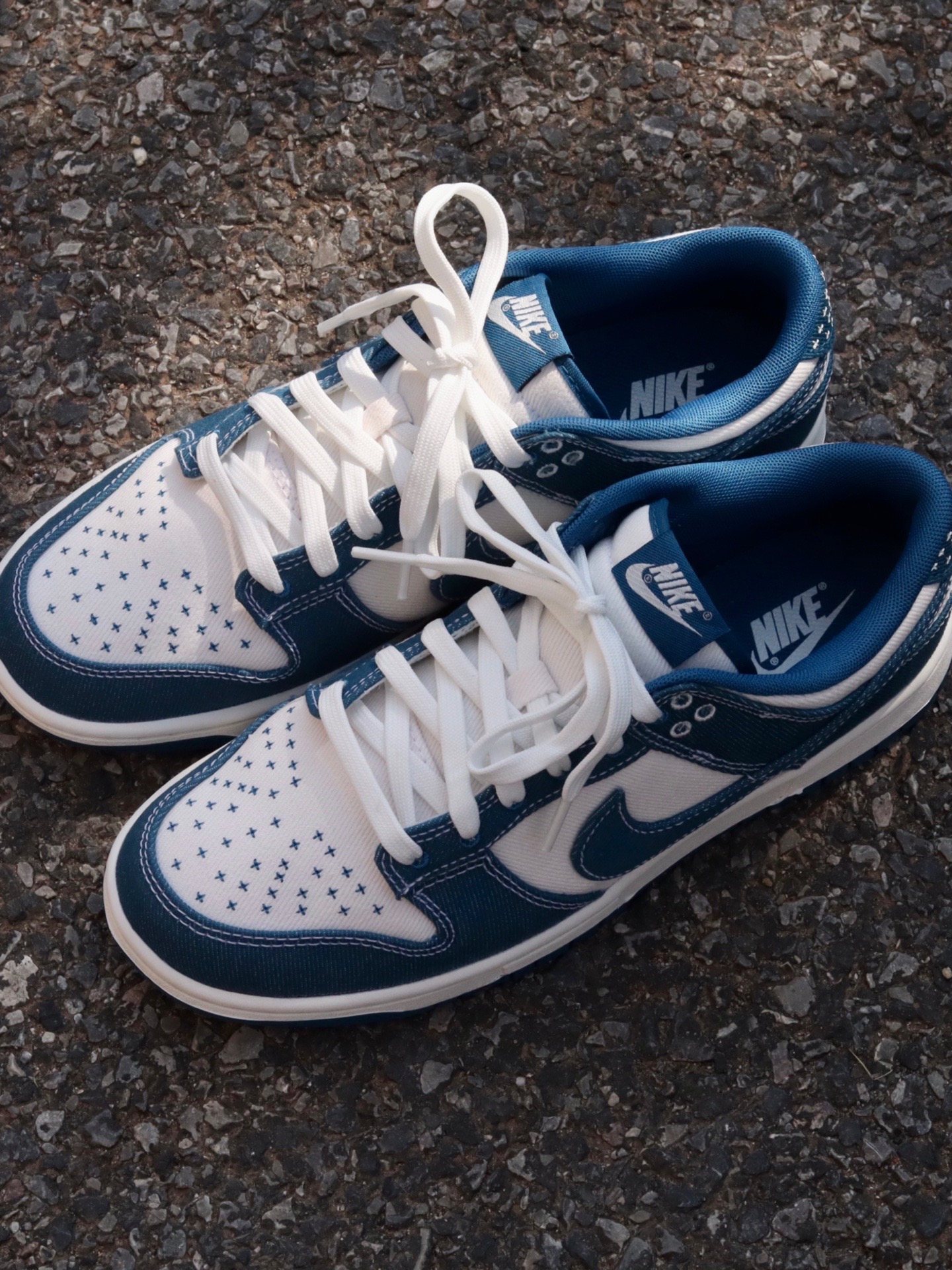 Nike Dunk Low Industrial Blue Sashiko - POIZON