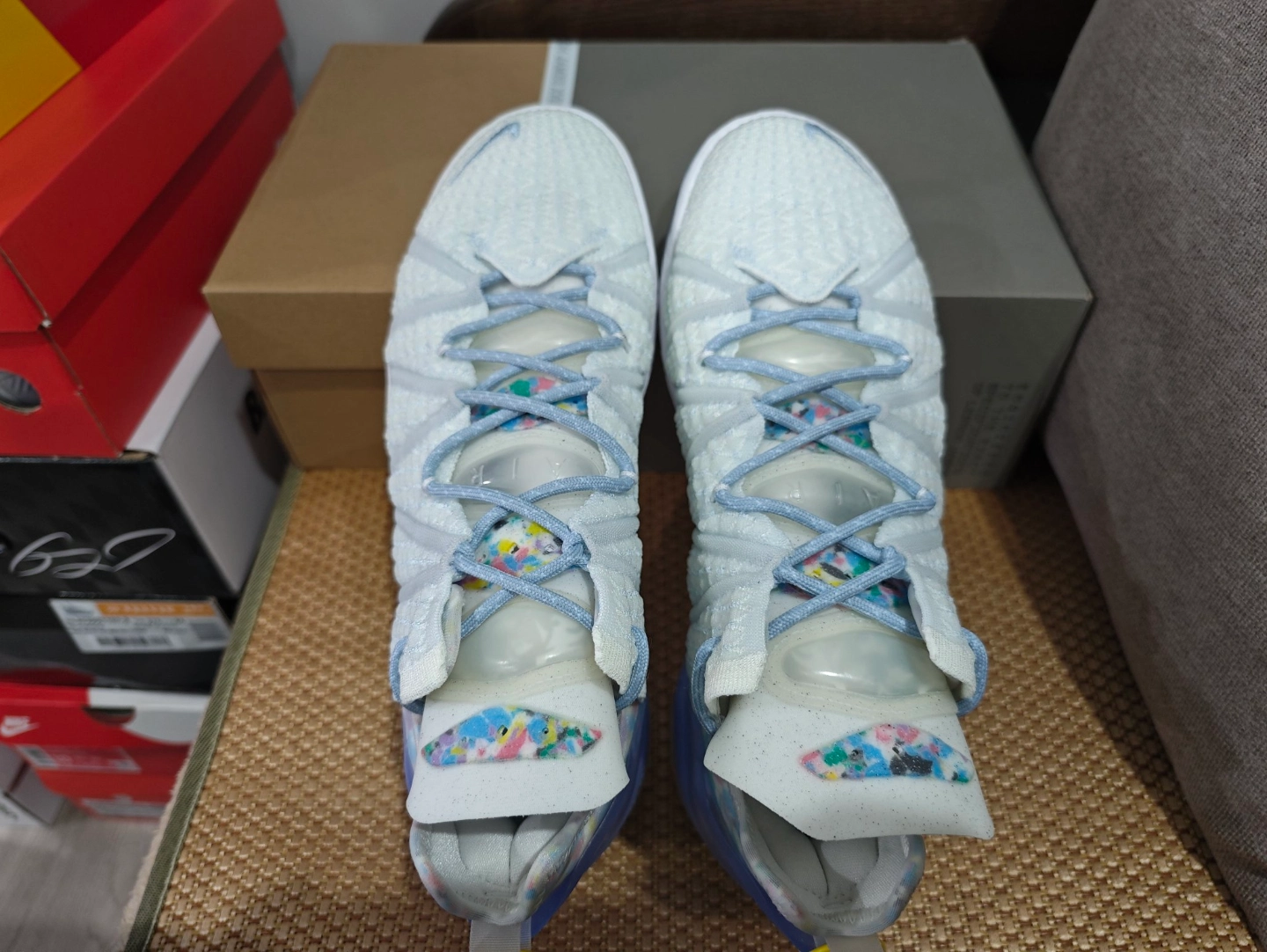 nike詹姆斯18ep全明星冰蓝配色