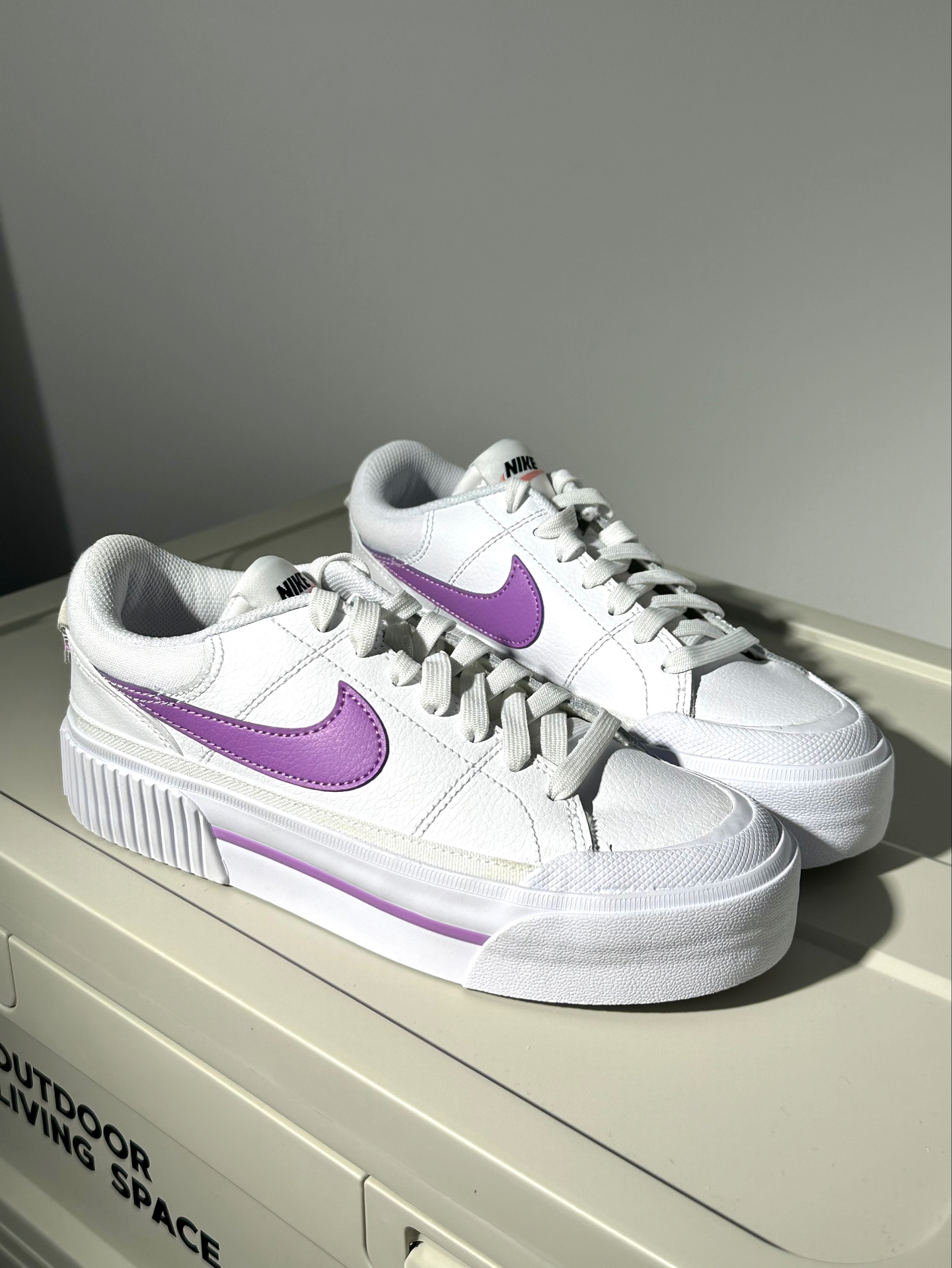 【大人気】★ナイキ★Court Legacy Lift Violet 早い者勝ち!! Nike Court Legacy Lift White Rush Fuchsia Women's White/Red