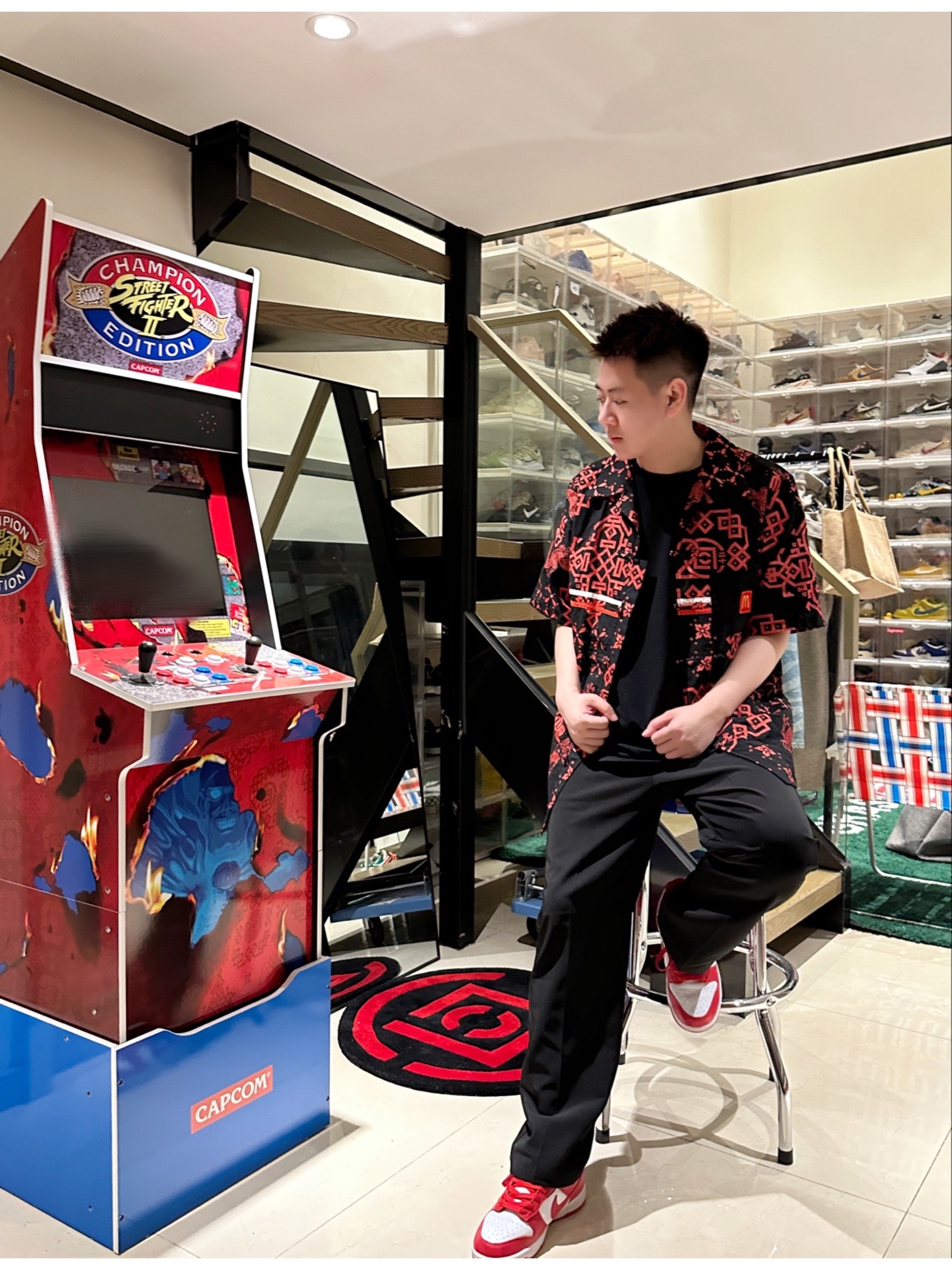 麦当劳衬衫上身穿搭92